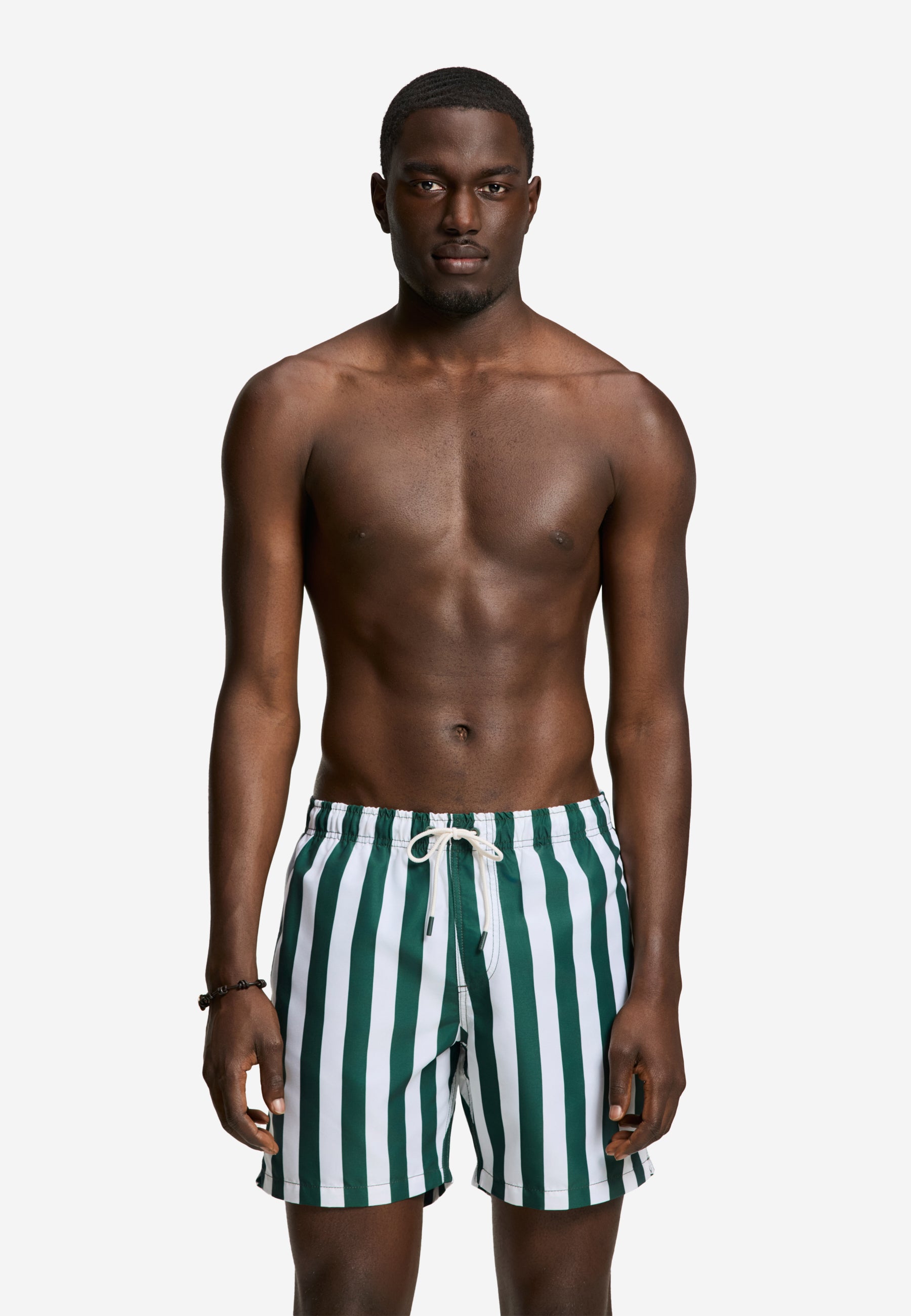 MAC zwembroek broad stripe | green leaf