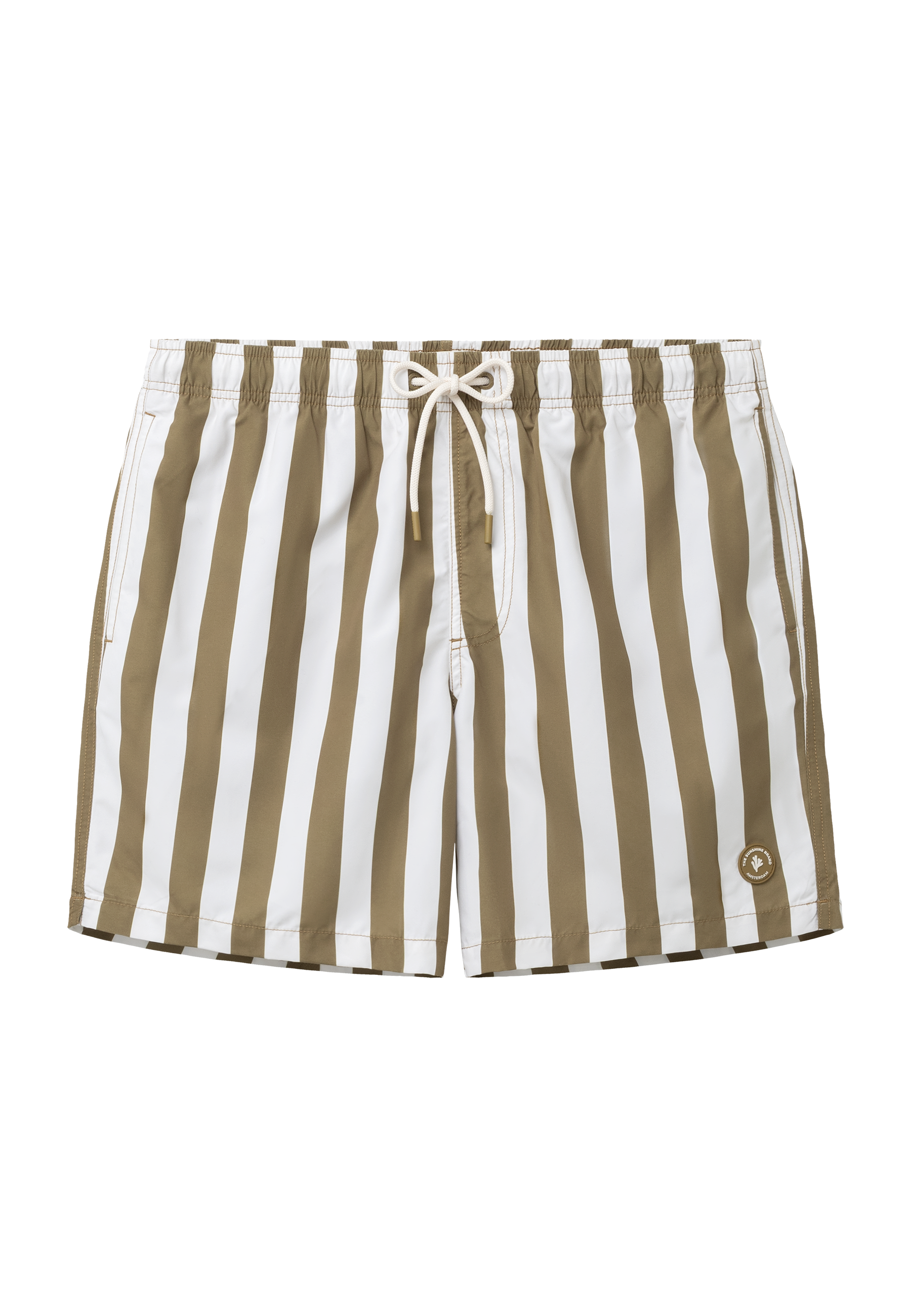 MAC swim shorts broad stripe | brown hazelnut