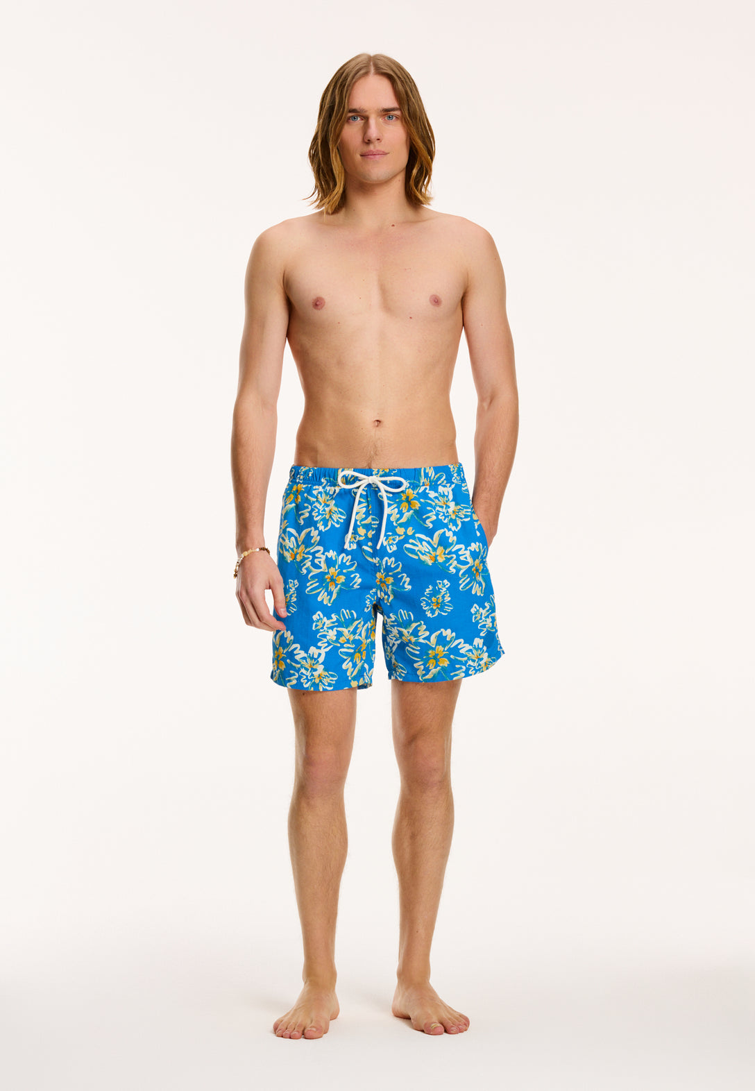 men swim shorts NICK washed flower