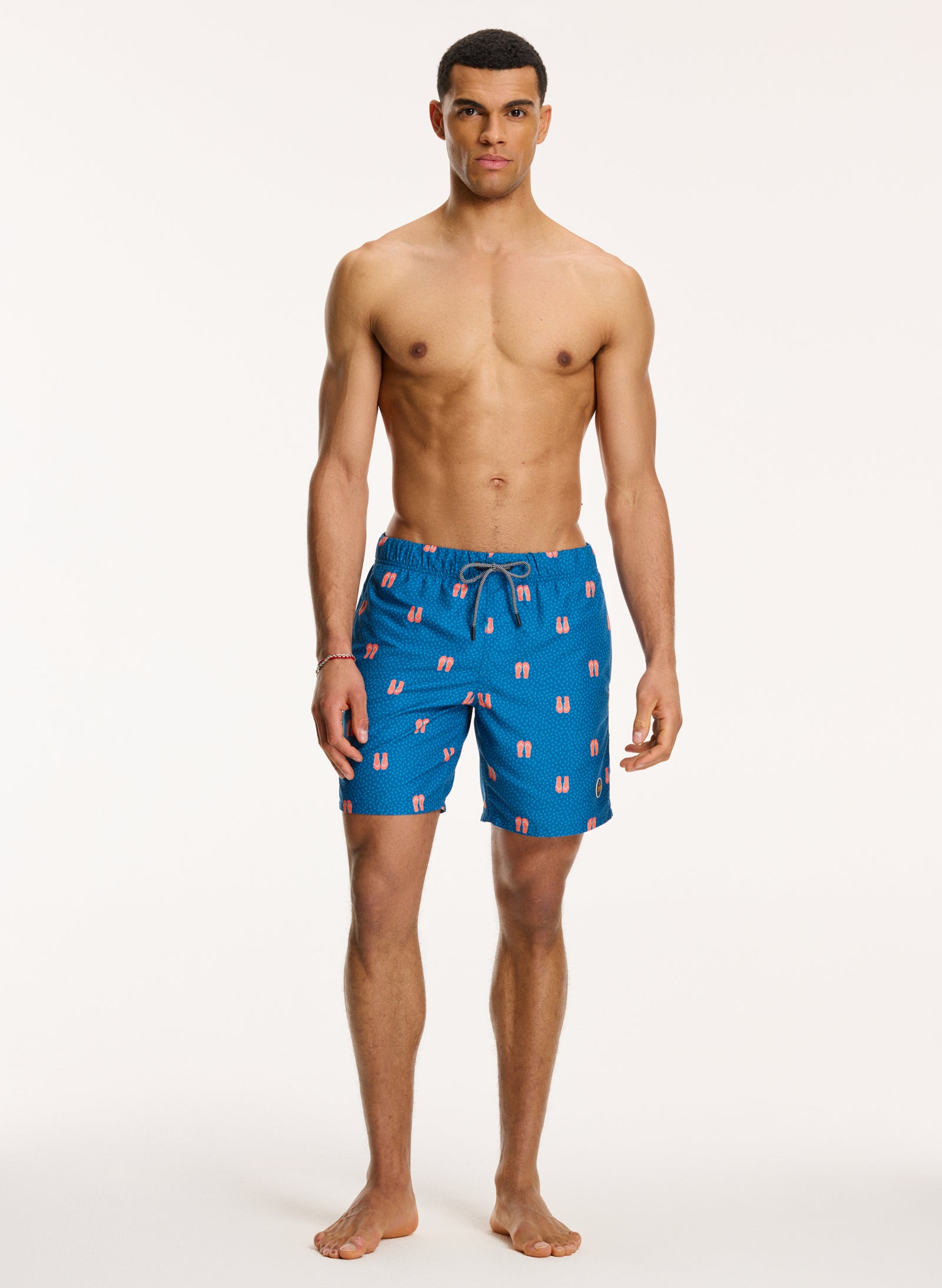 men swim shorts flipflops