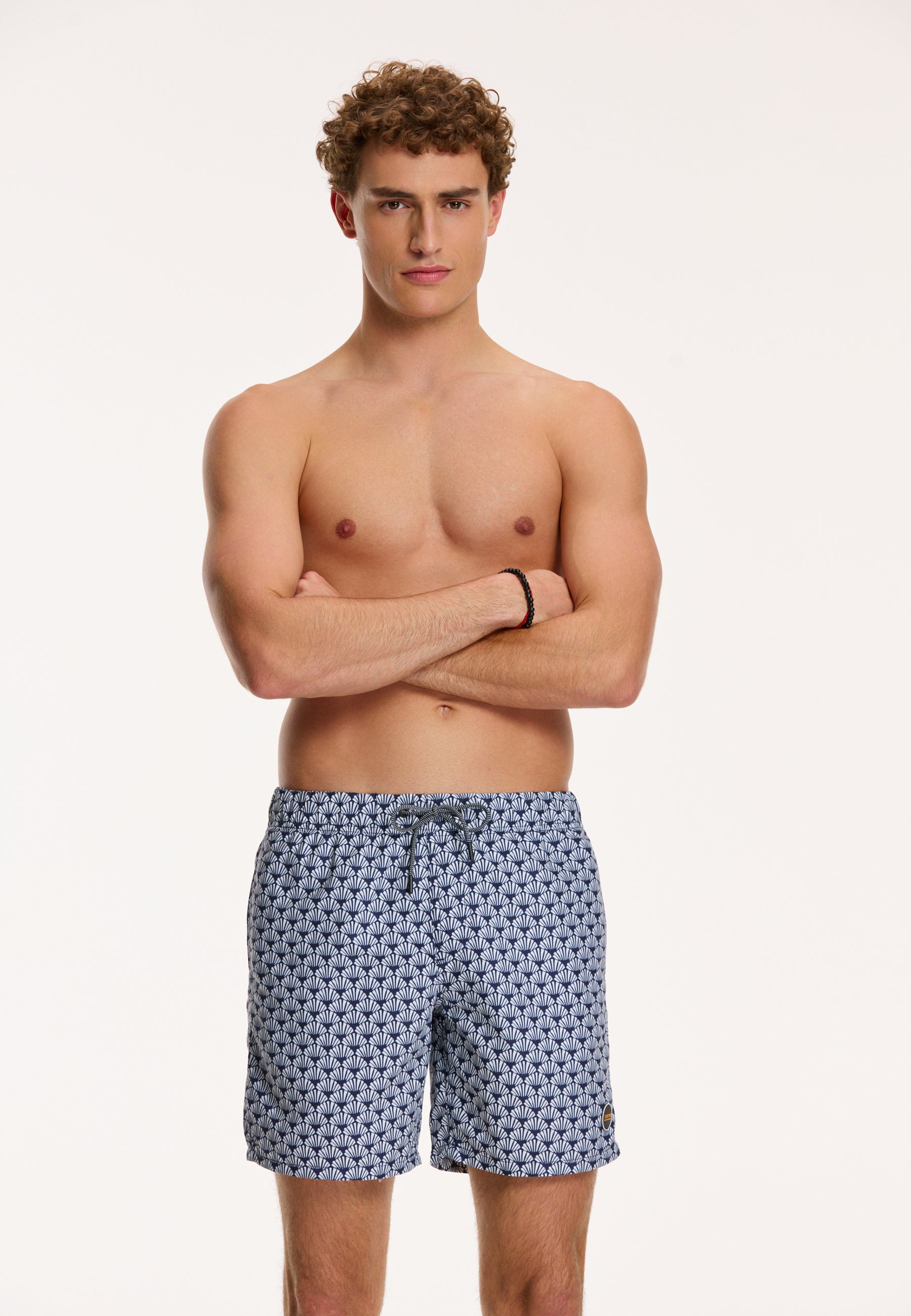 men swim shorts sea shell