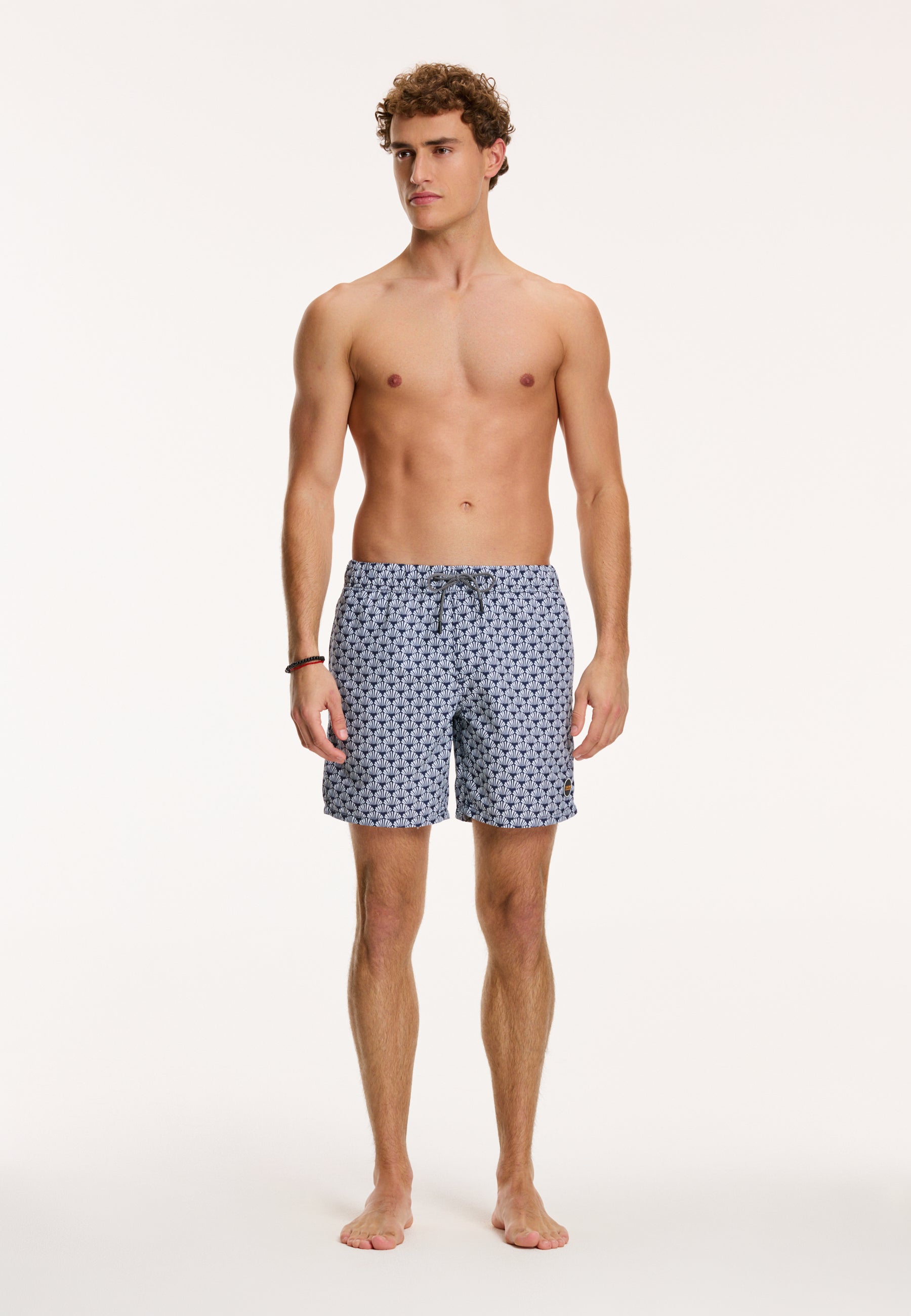 men swim shorts sea shell