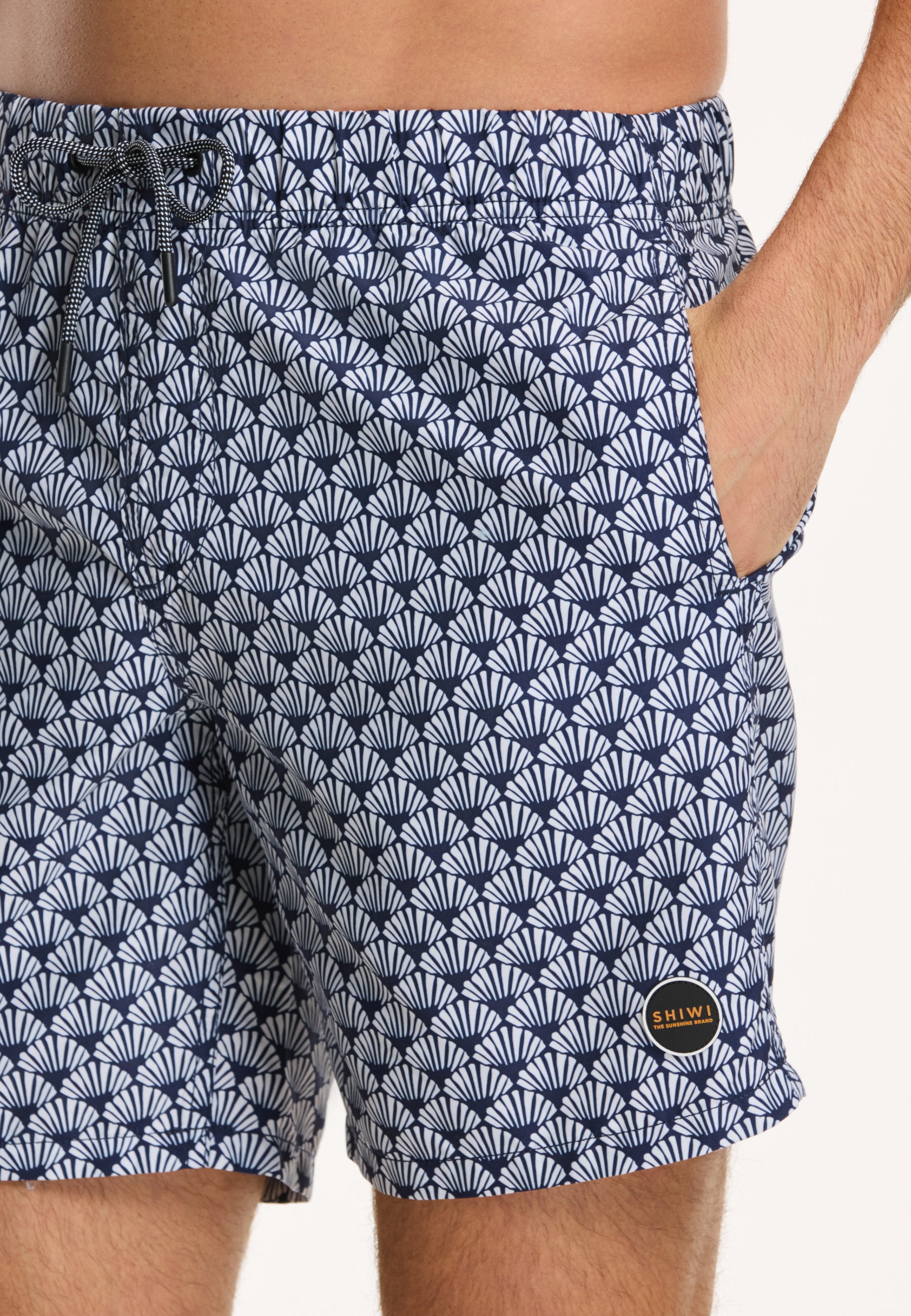 men swim shorts sea shell