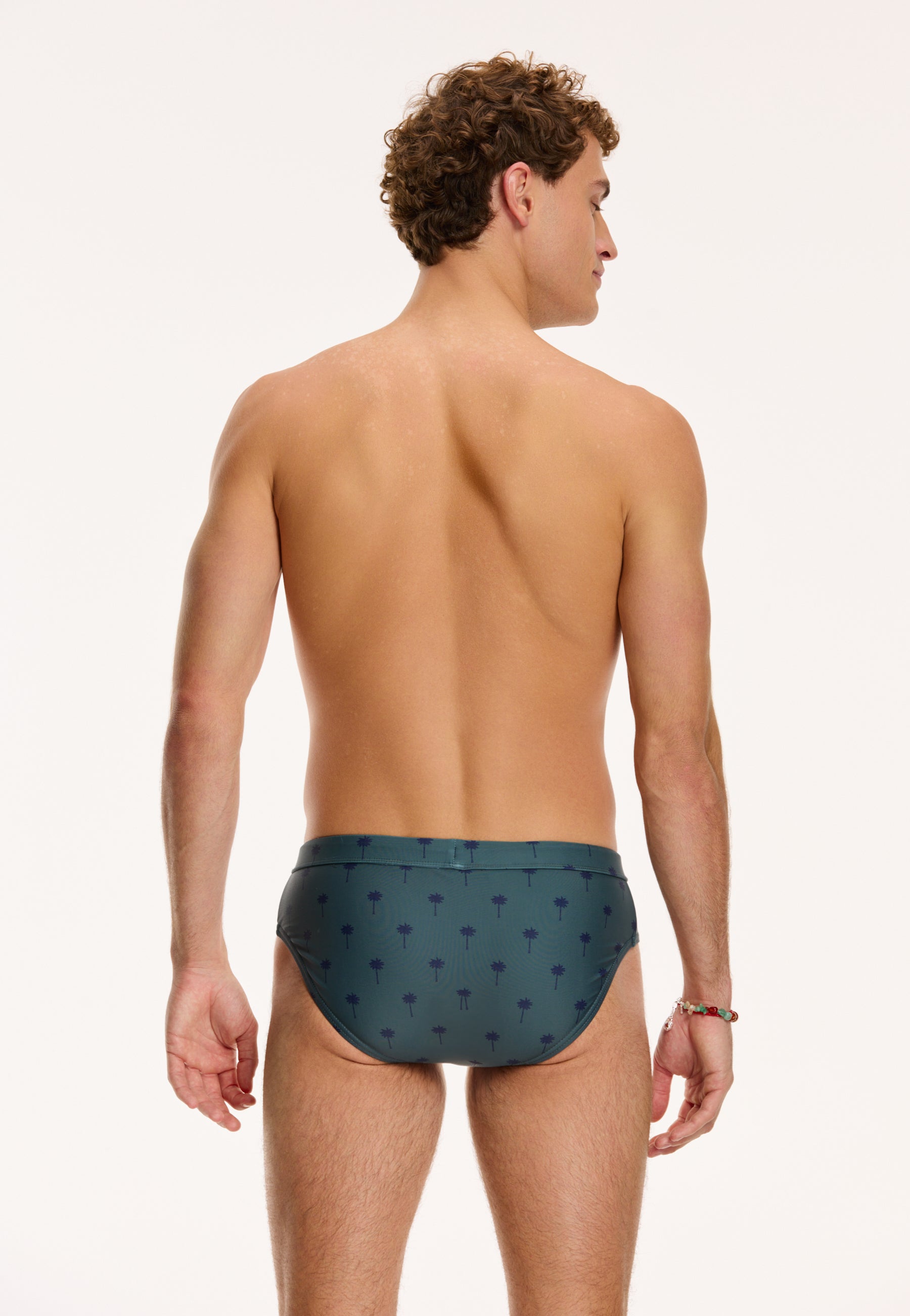 men swimbrief scratched shiwi palm