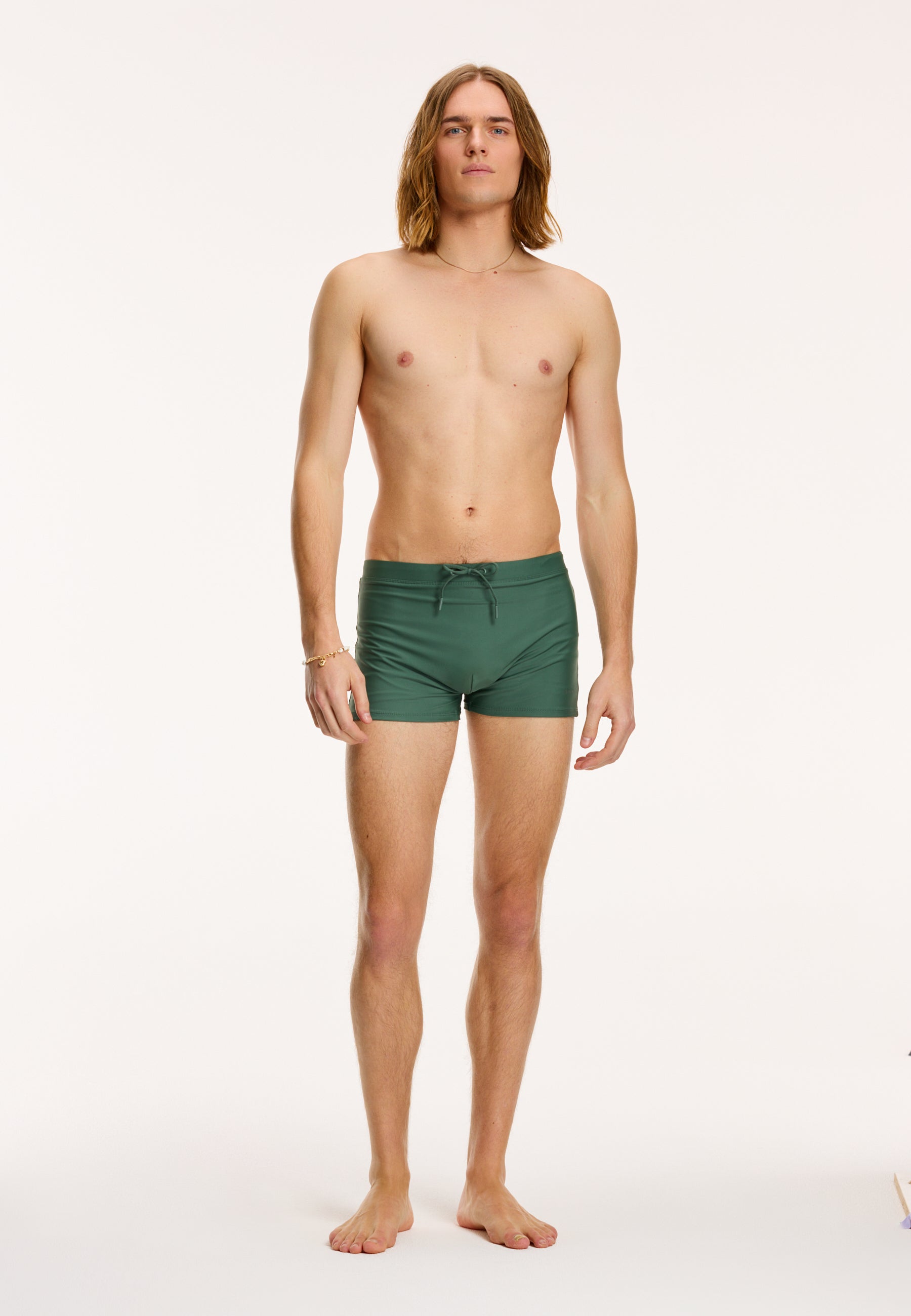 men swimboxer solid recyled