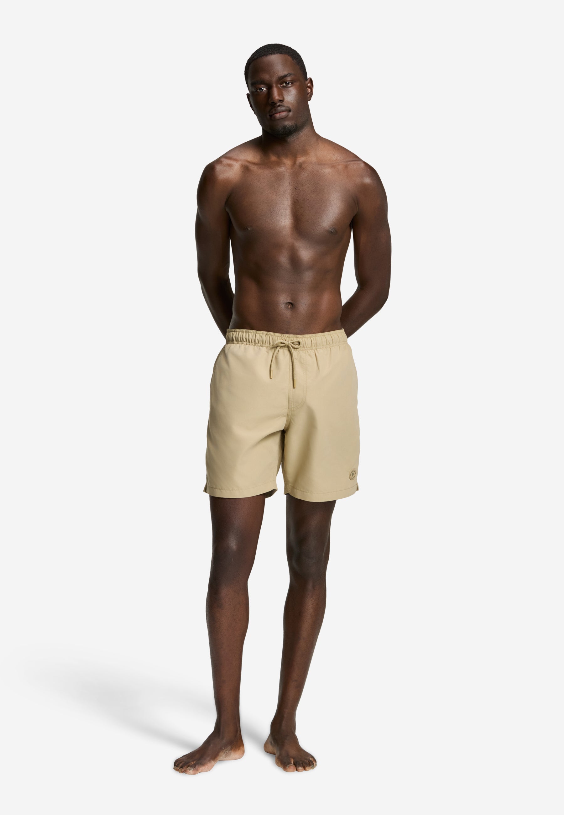 MIKE swim shorts solid | beige rock