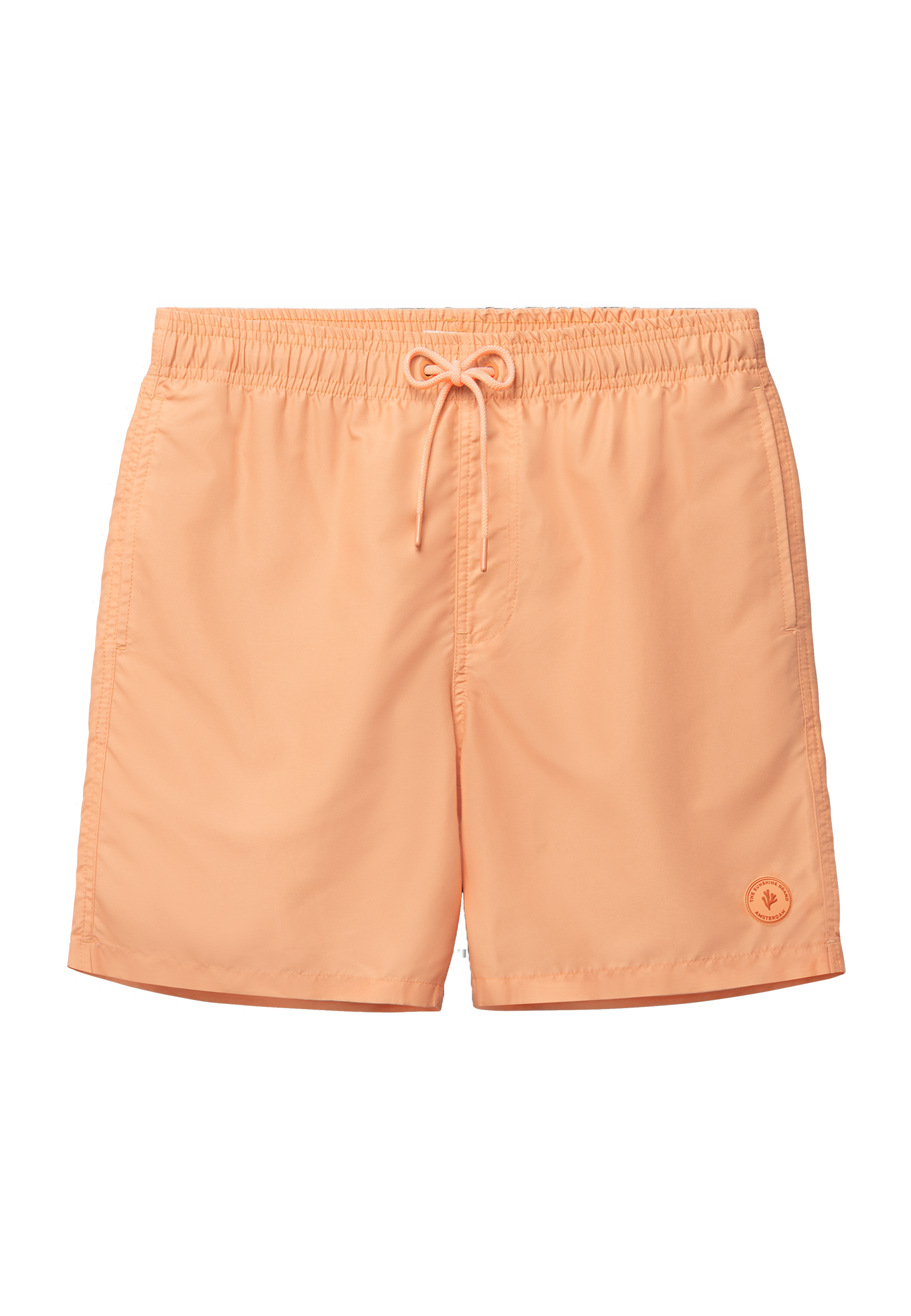 MIKE swim shorts solid | orange sun