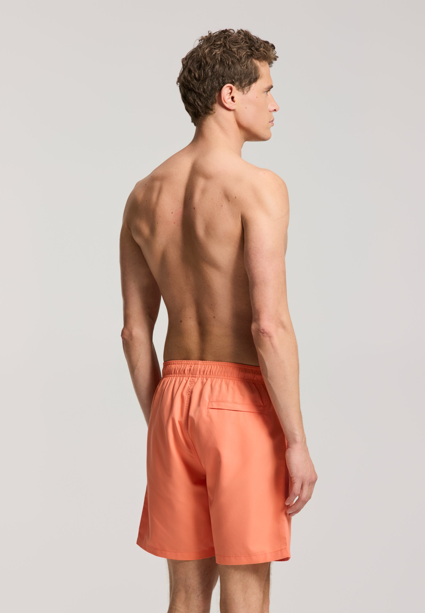 MIKE swim shorts solid | orange coral - Shiwi
