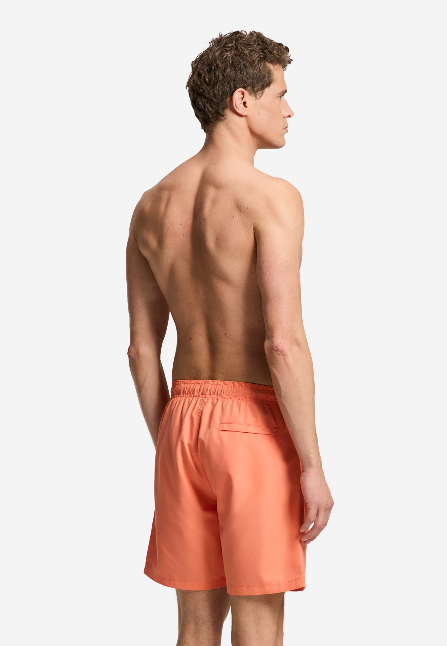 MIKE zwembroek effen | orange coral