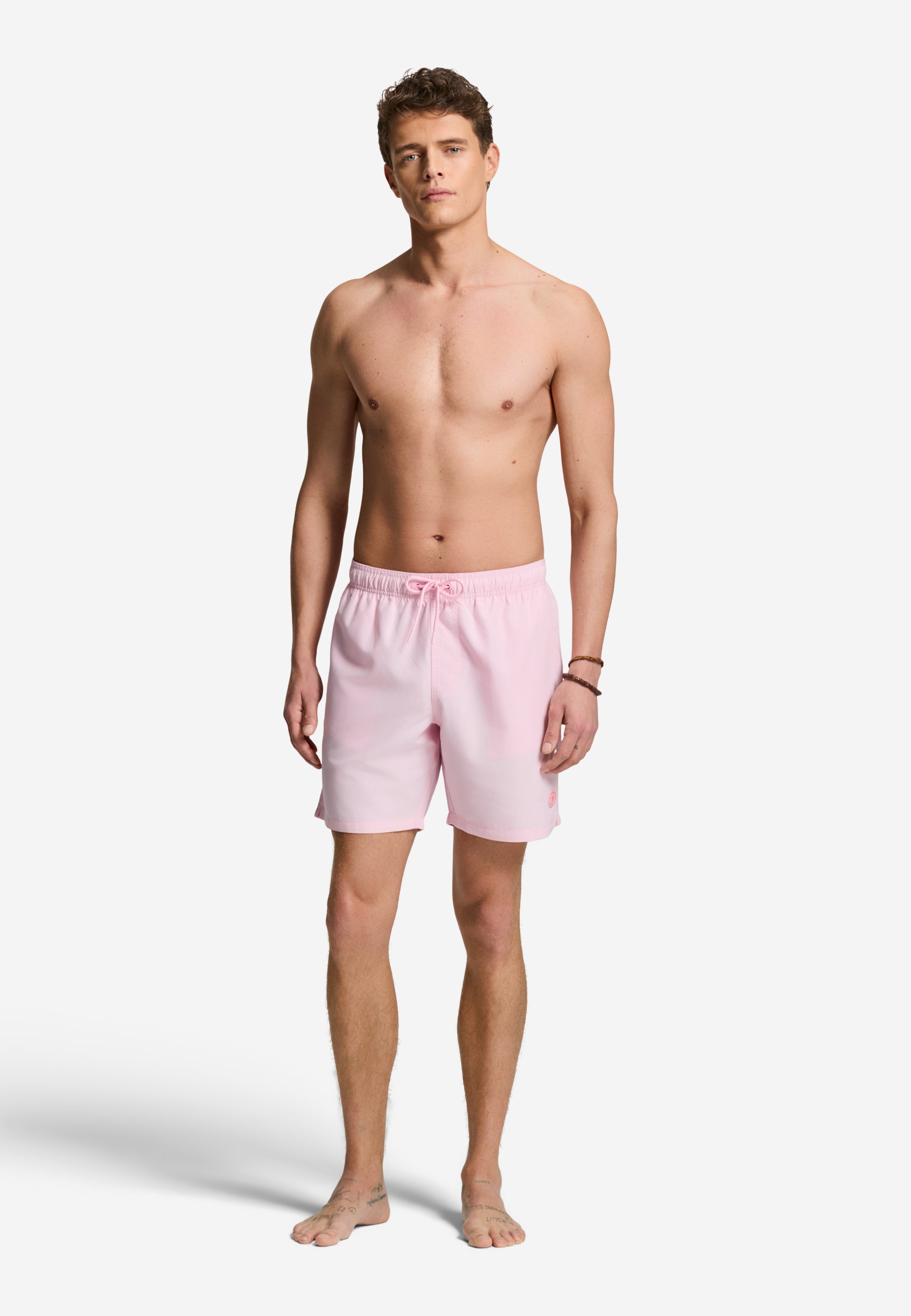 MIKE swim shorts solid | pink smoke