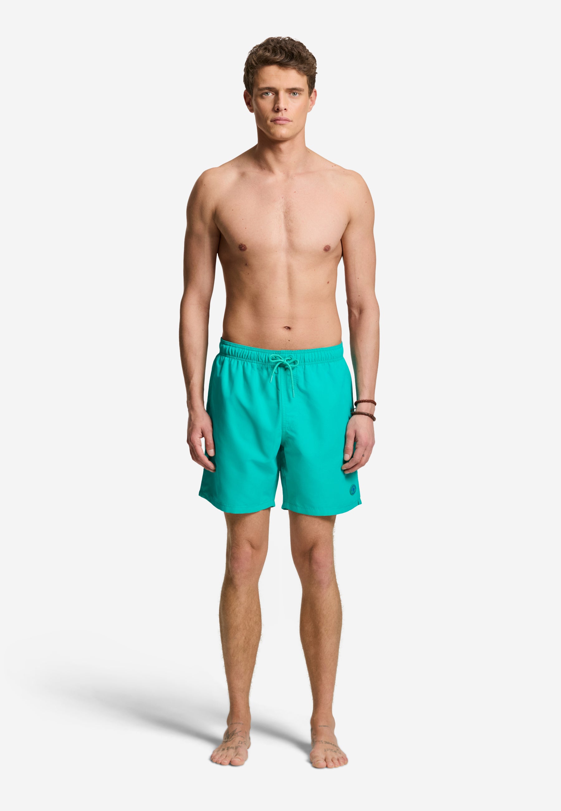 MIKE zwembroek effen | blue lagoon