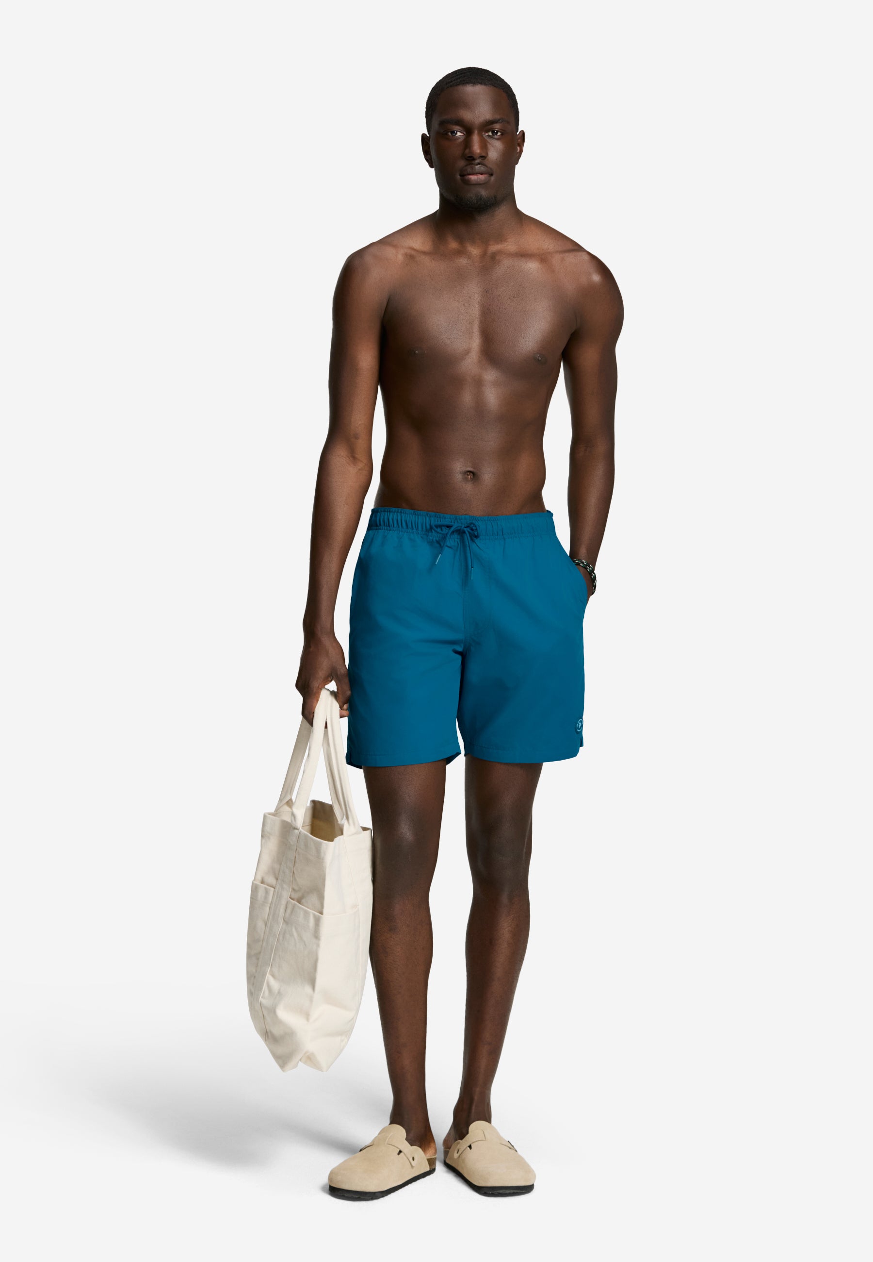 MIKE swim shorts solid | ink blue