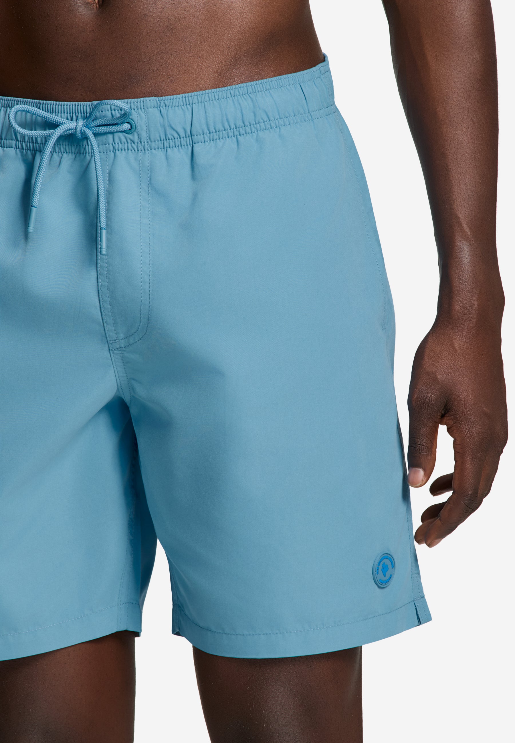 MIKE swim shorts solid | canadian blue