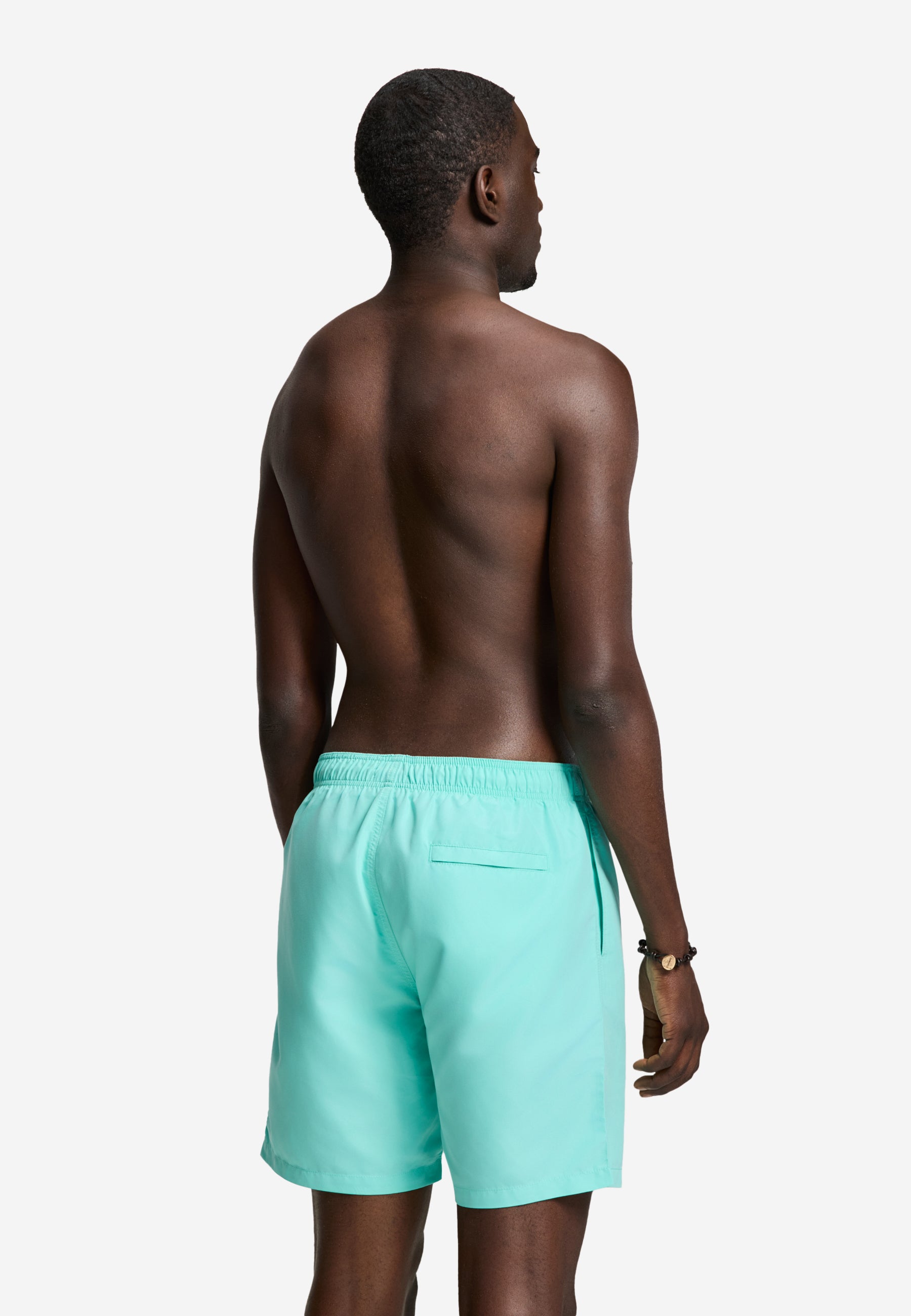 MIKE swim shorts solid | parrot blue