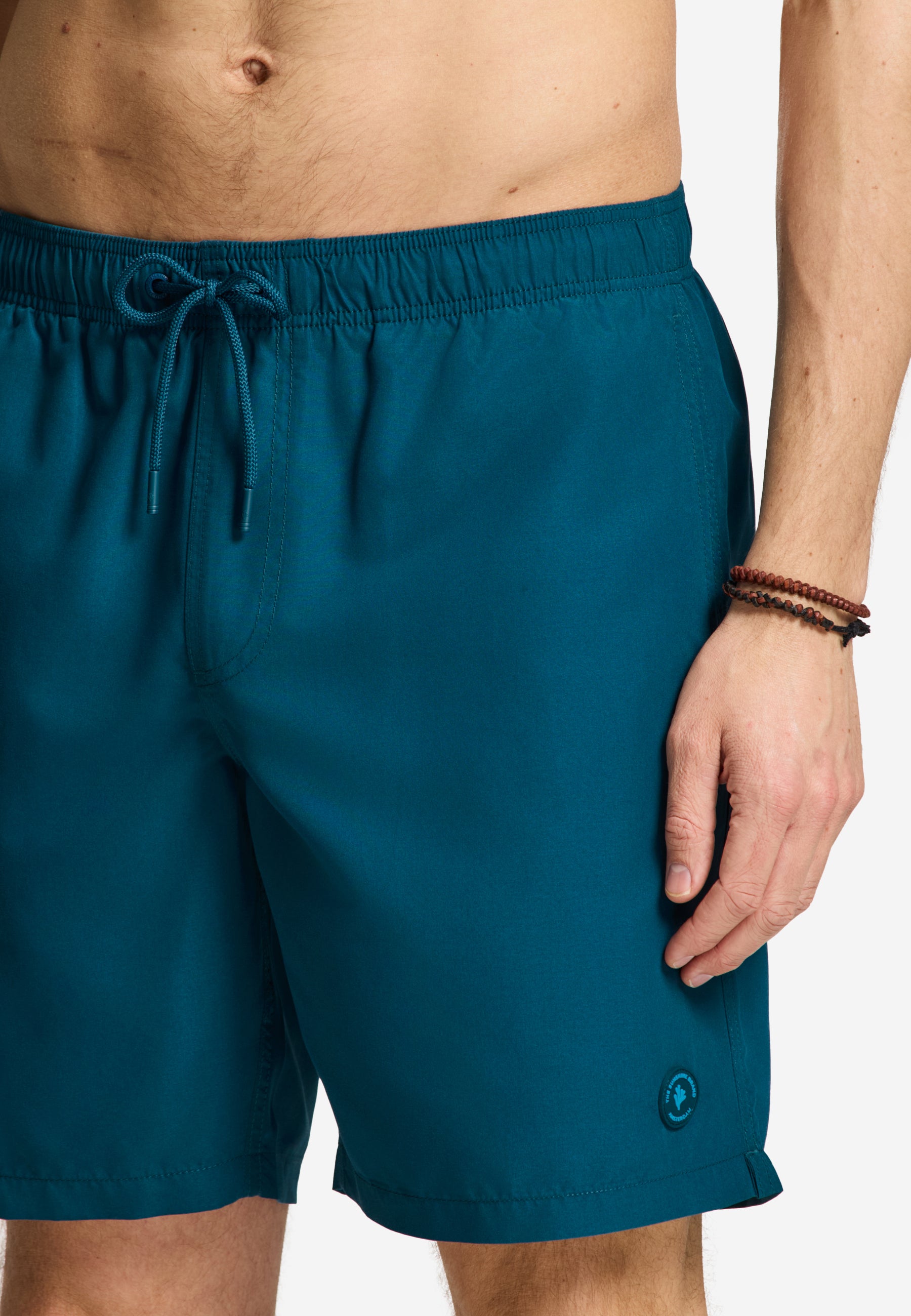 MIKE swim shorts solid | blue pond