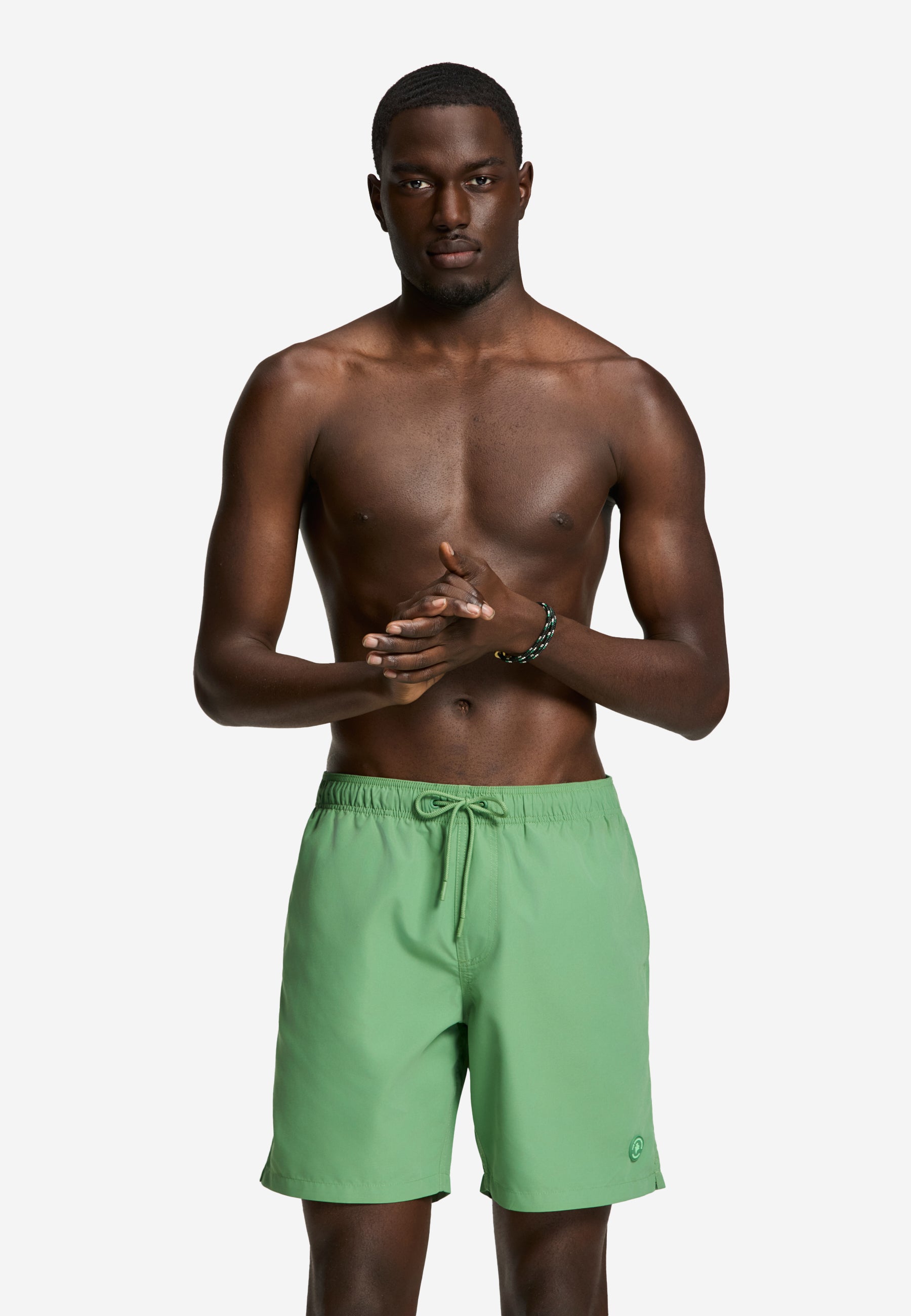 MIKE swim shorts solid | sage green