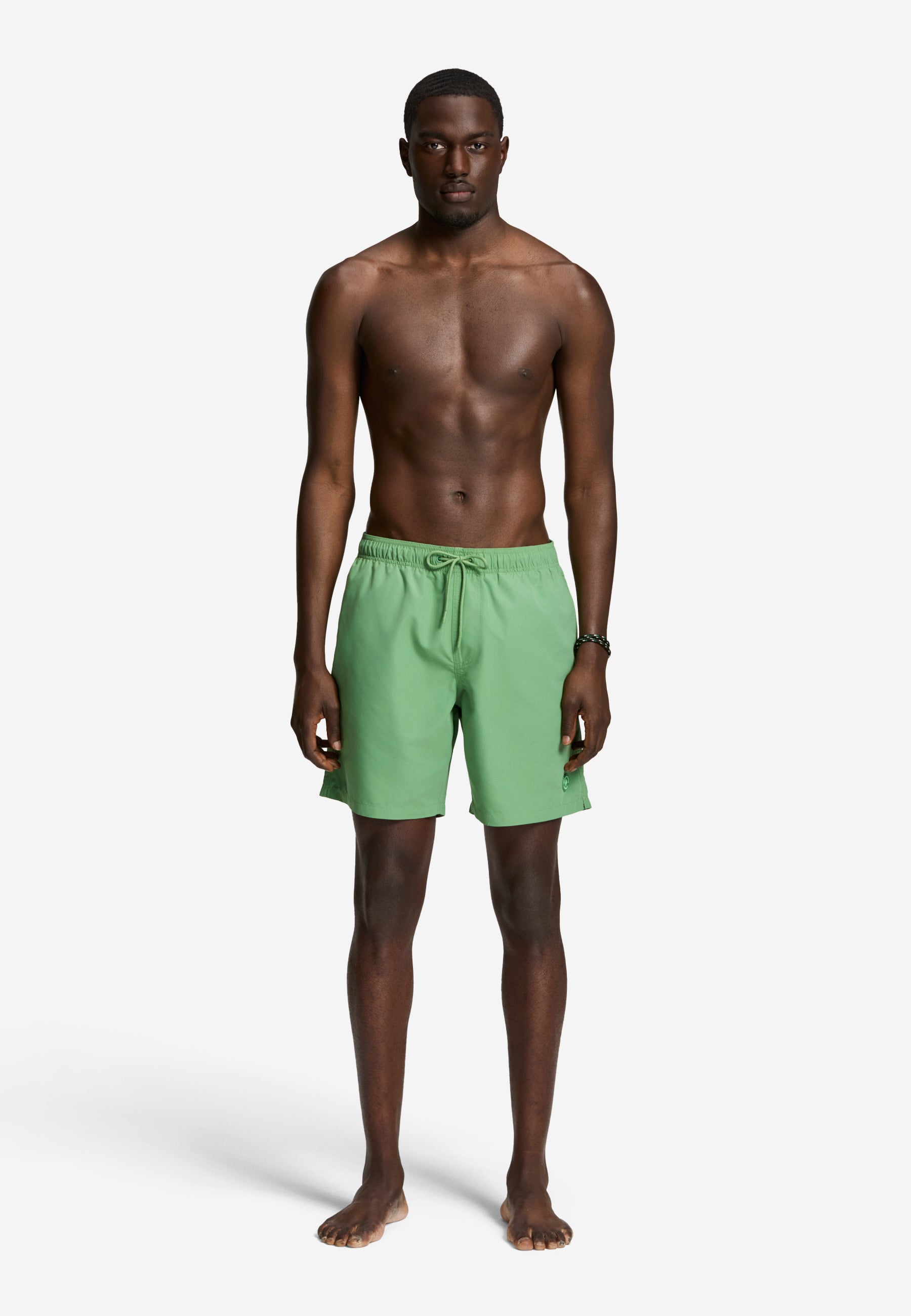 MIKE swim shorts solid | sage green
