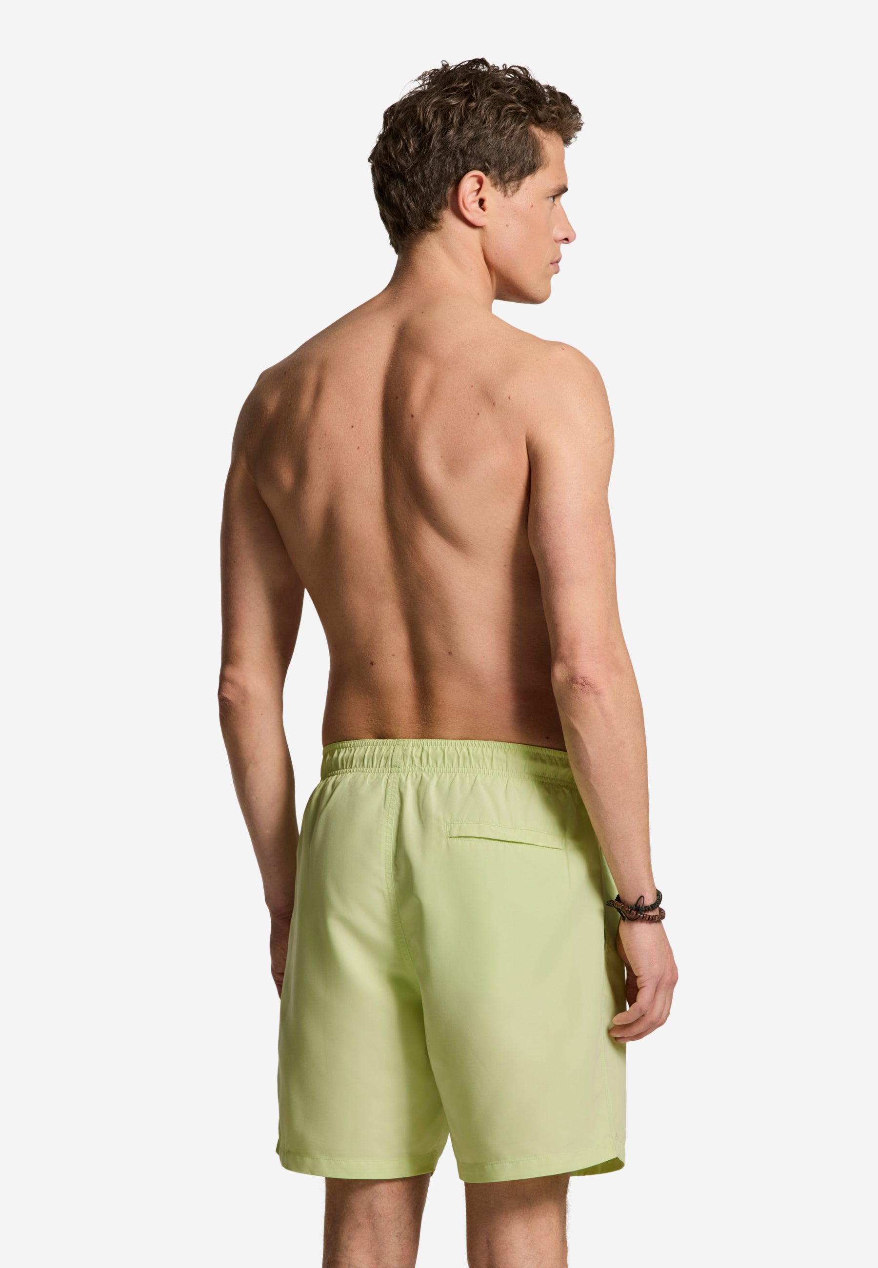MIKE swim shorts solid | green light lime