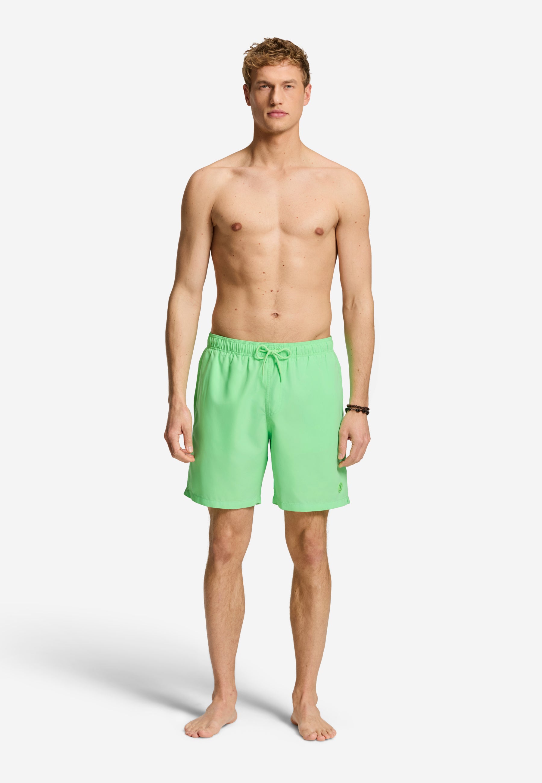 MIKE swim shorts solid | new neon green
