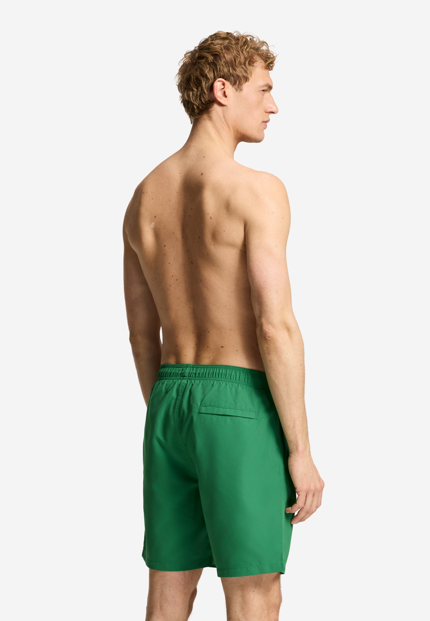 MIKE swim shorts solid | green canopy