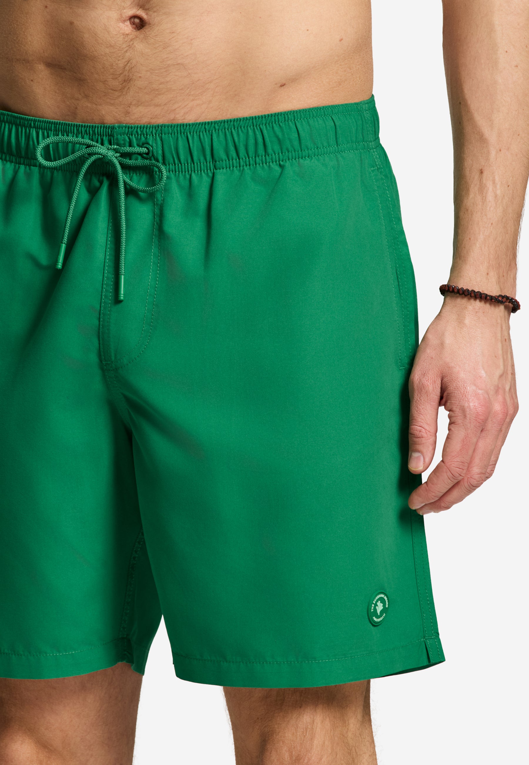 MIKE swim shorts solid | green canopy