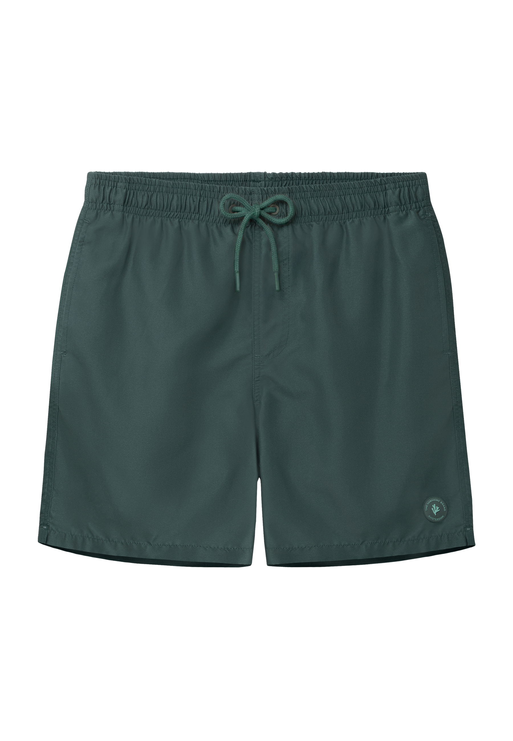 MIKE swim shorts solid | green leaf