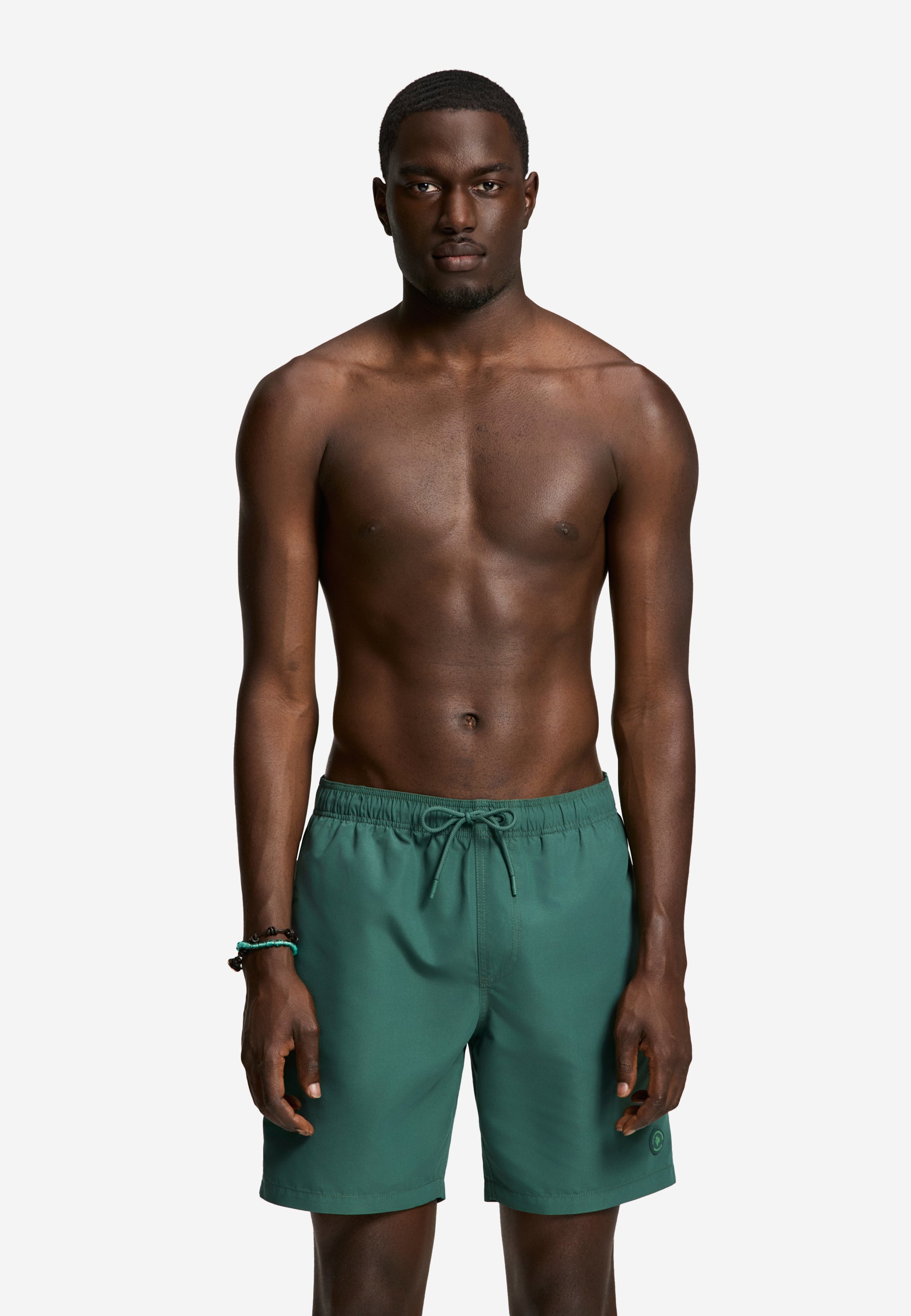 MIKE swim shorts solid | cilantro green