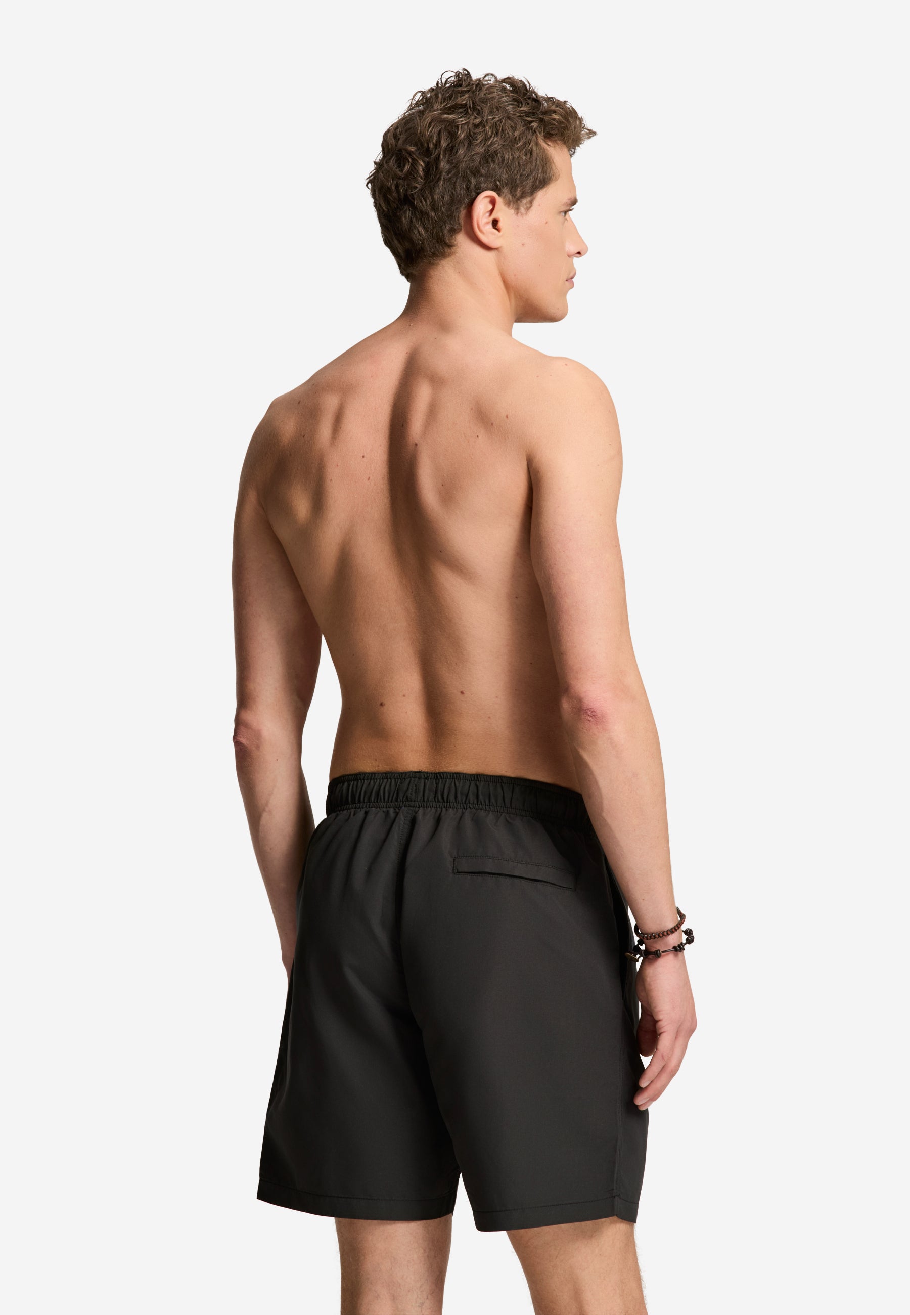 MIKE swim shorts solid | black
