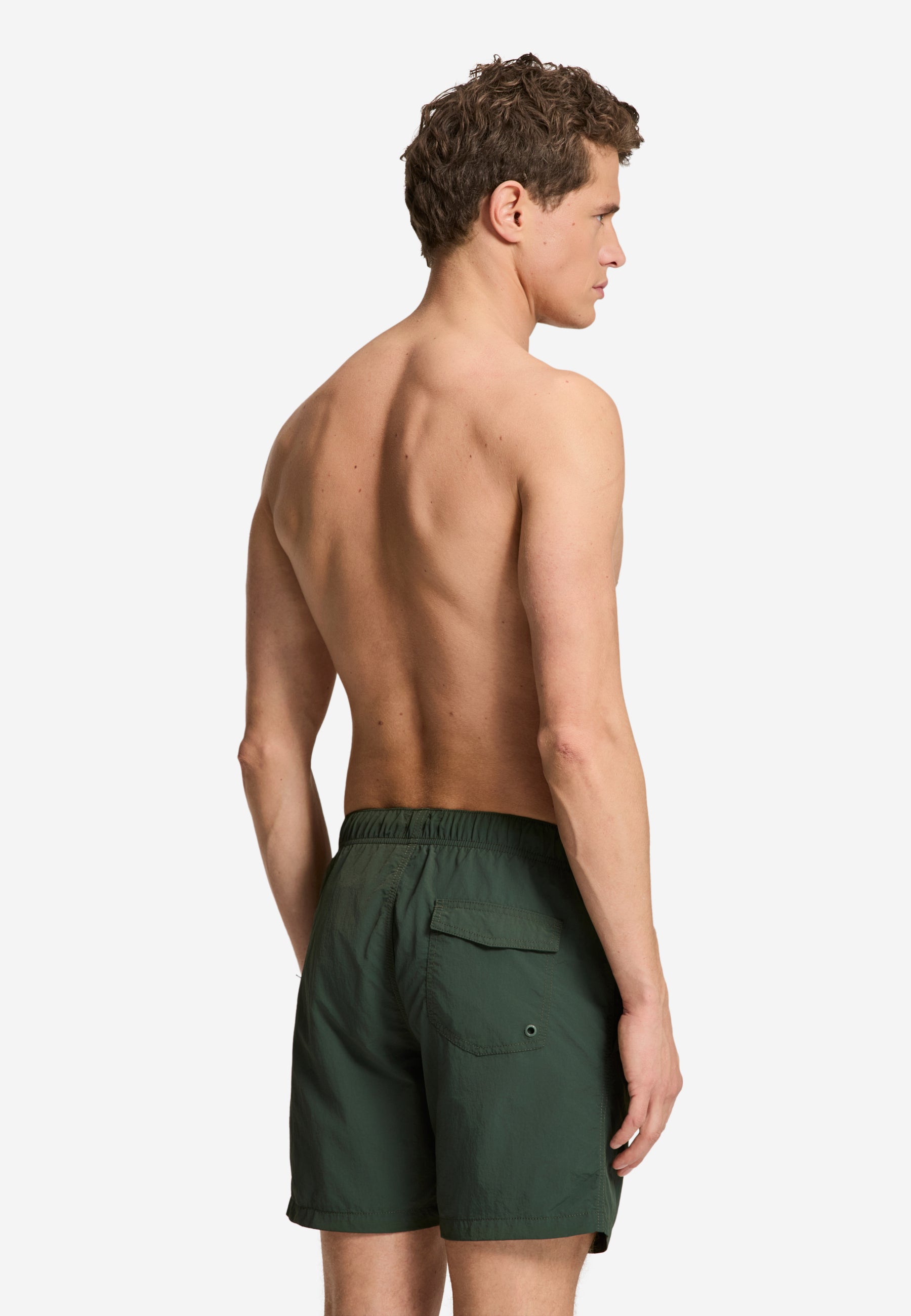 NICK QUICK DRY zwembroek effen | green leaf