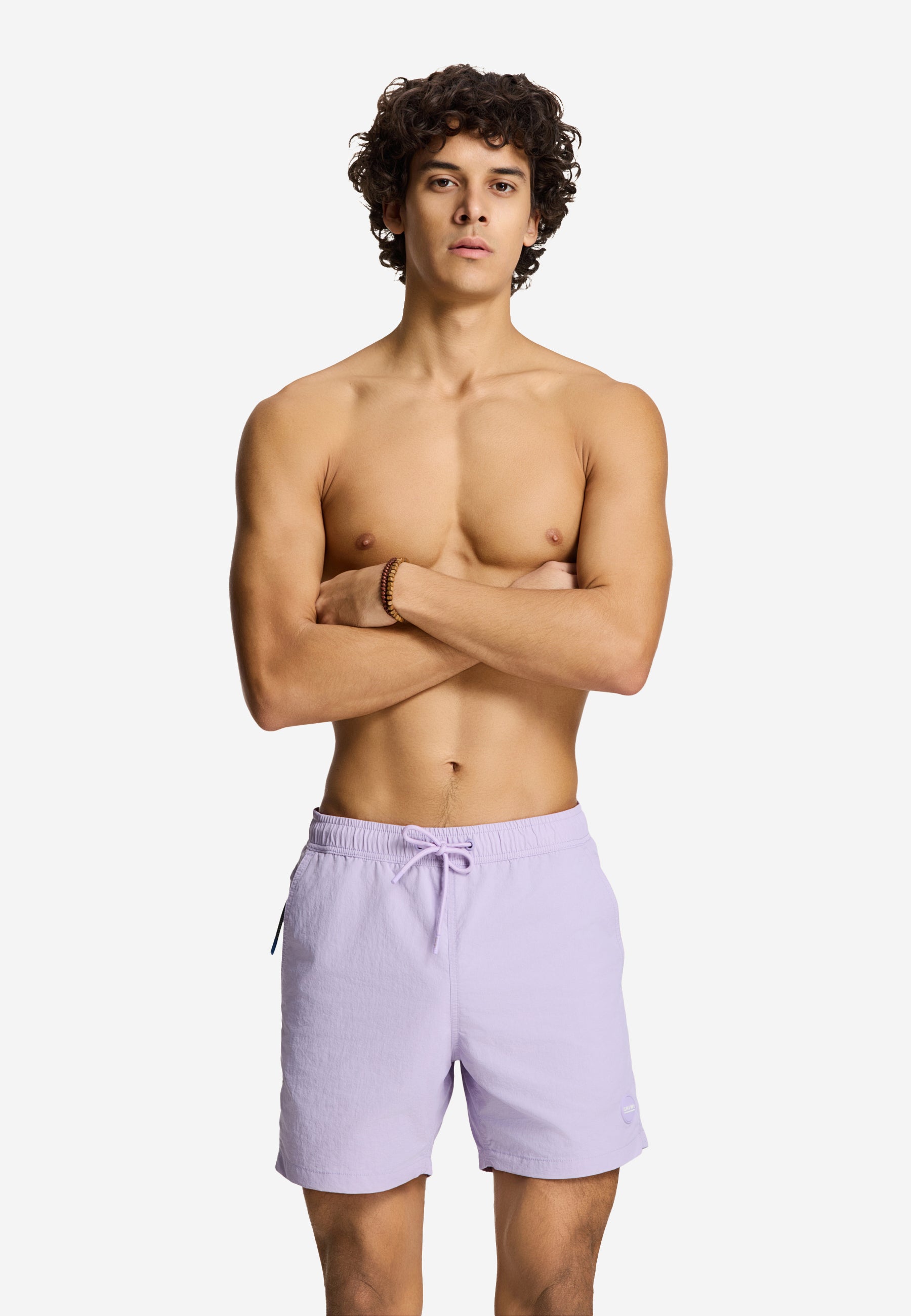 NATE QUICK DRY swim shorts solid | purple rose