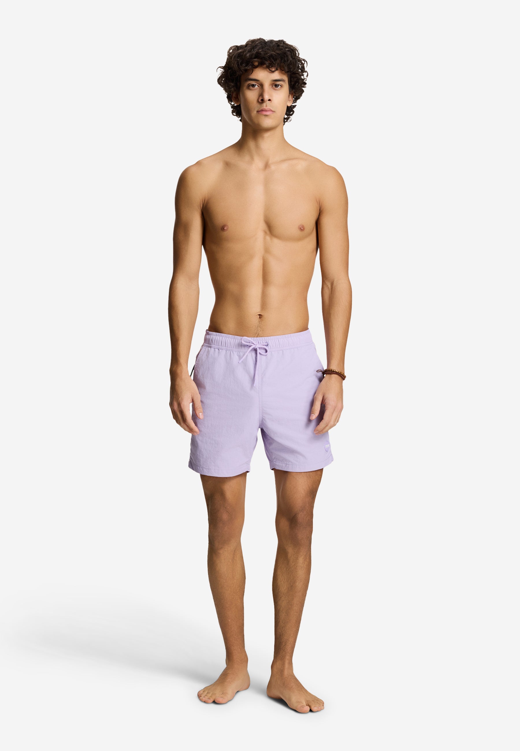 NATE QUICK DRY swim shorts solid | purple rose