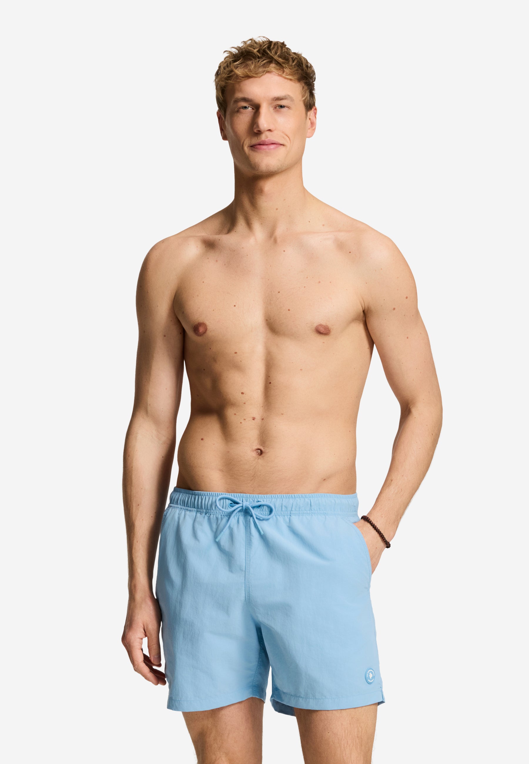 NATE QUICK DRY swim shorts solid | blue harbor