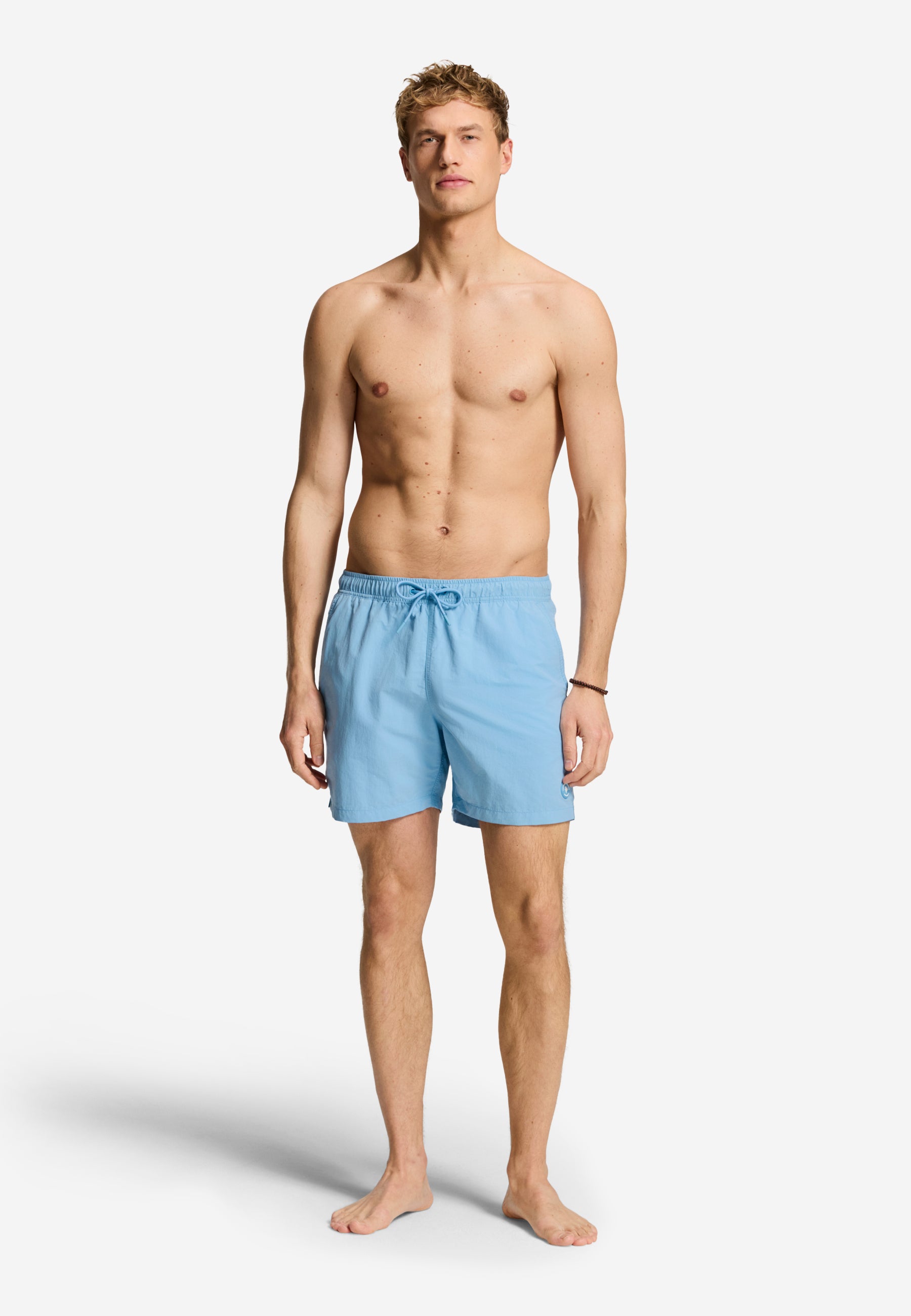 NATE QUICK DRY swim shorts solid | blue harbor