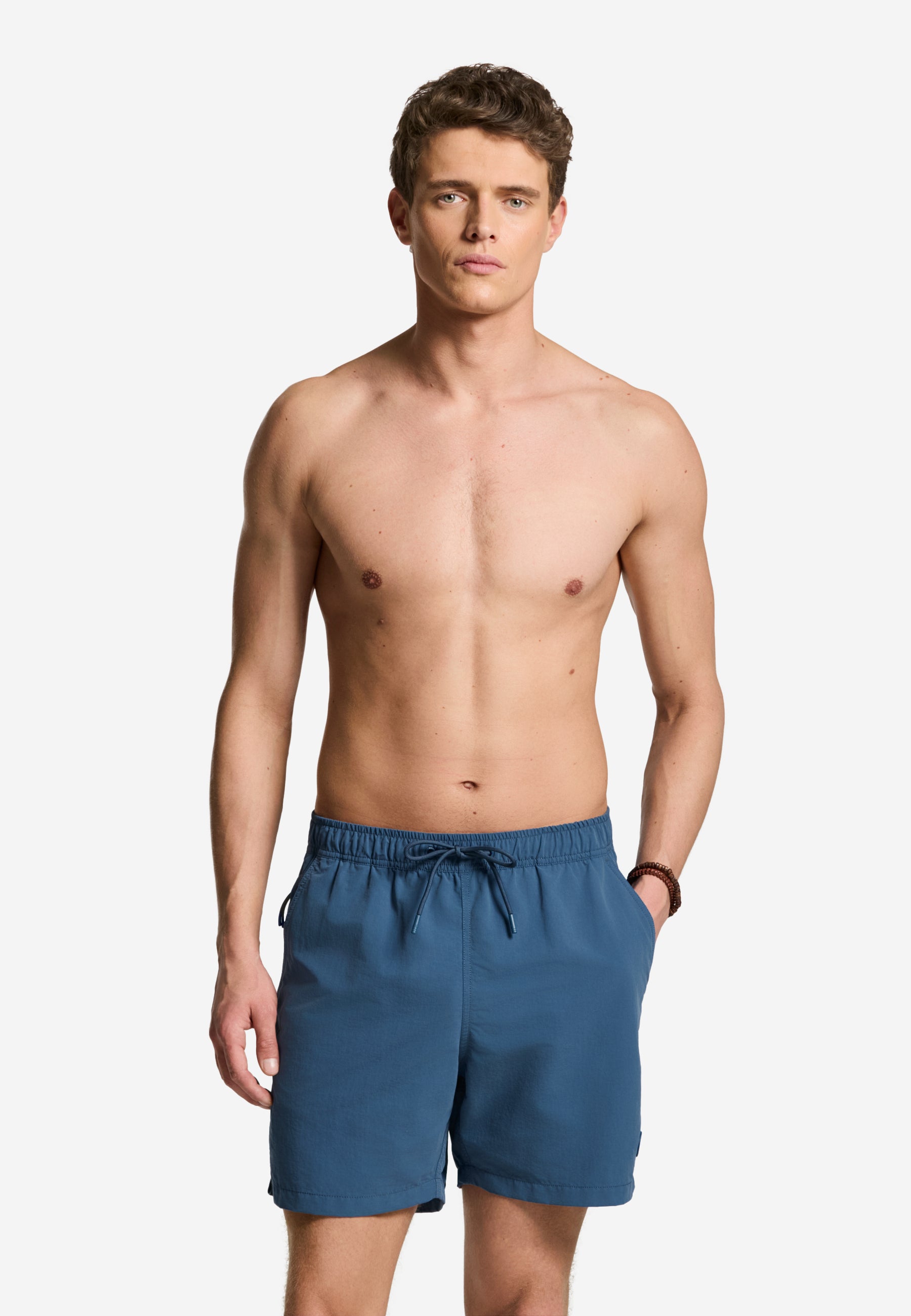 NATE QUICK DRY swim shorts solid | blue slate