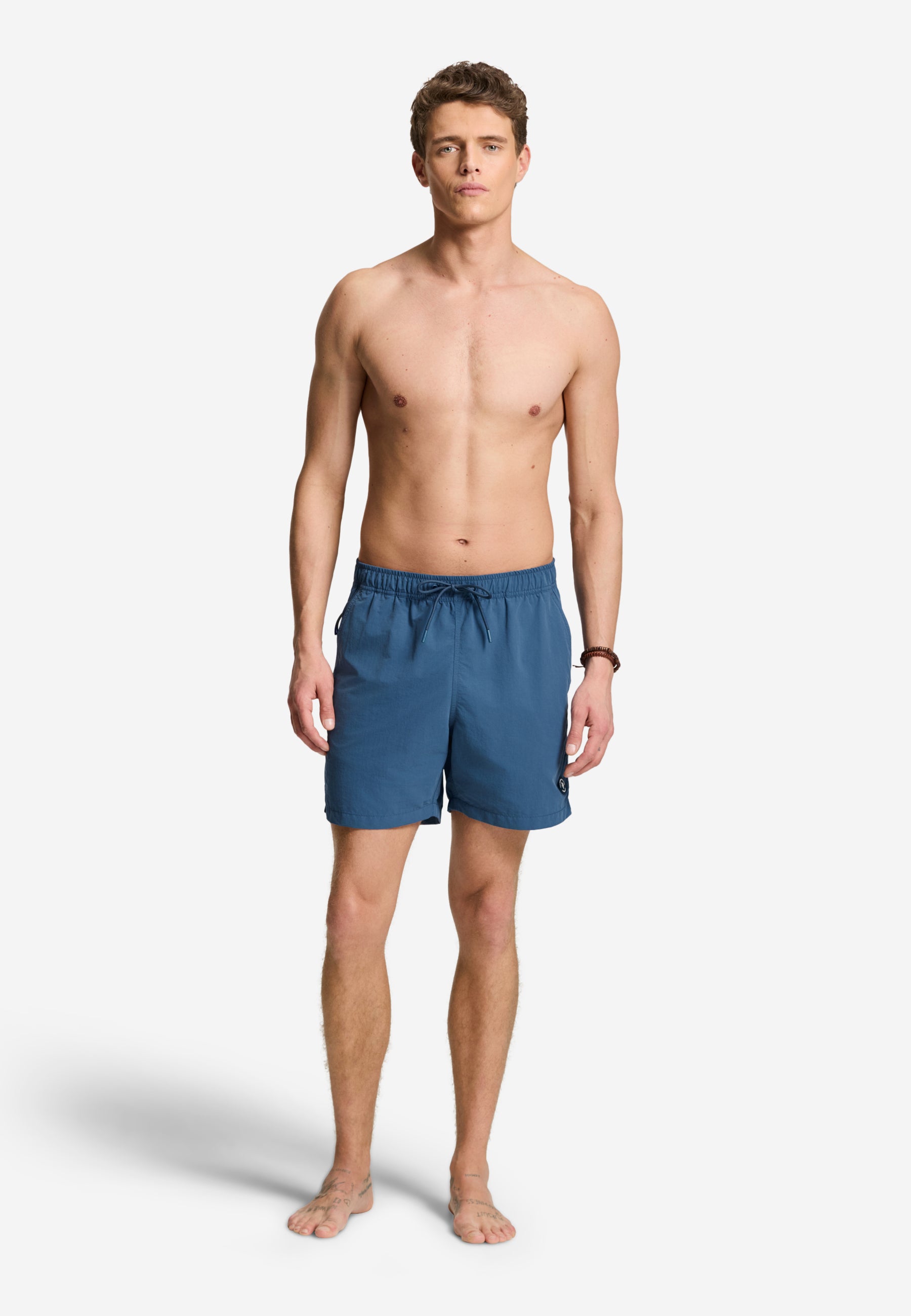 NATE QUICK DRY swim shorts solid | blue slate