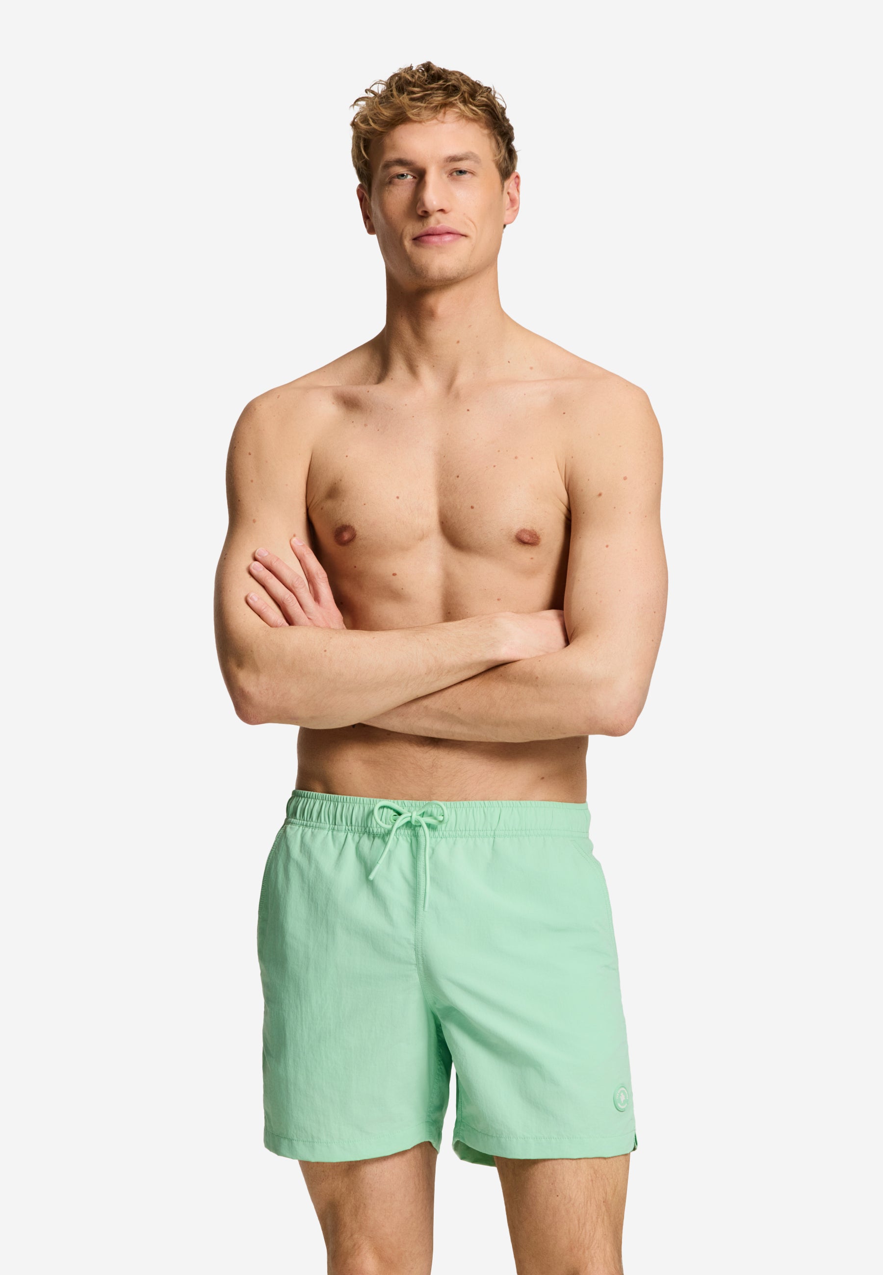NATE QUICK DRY swim shorts solid | green jade