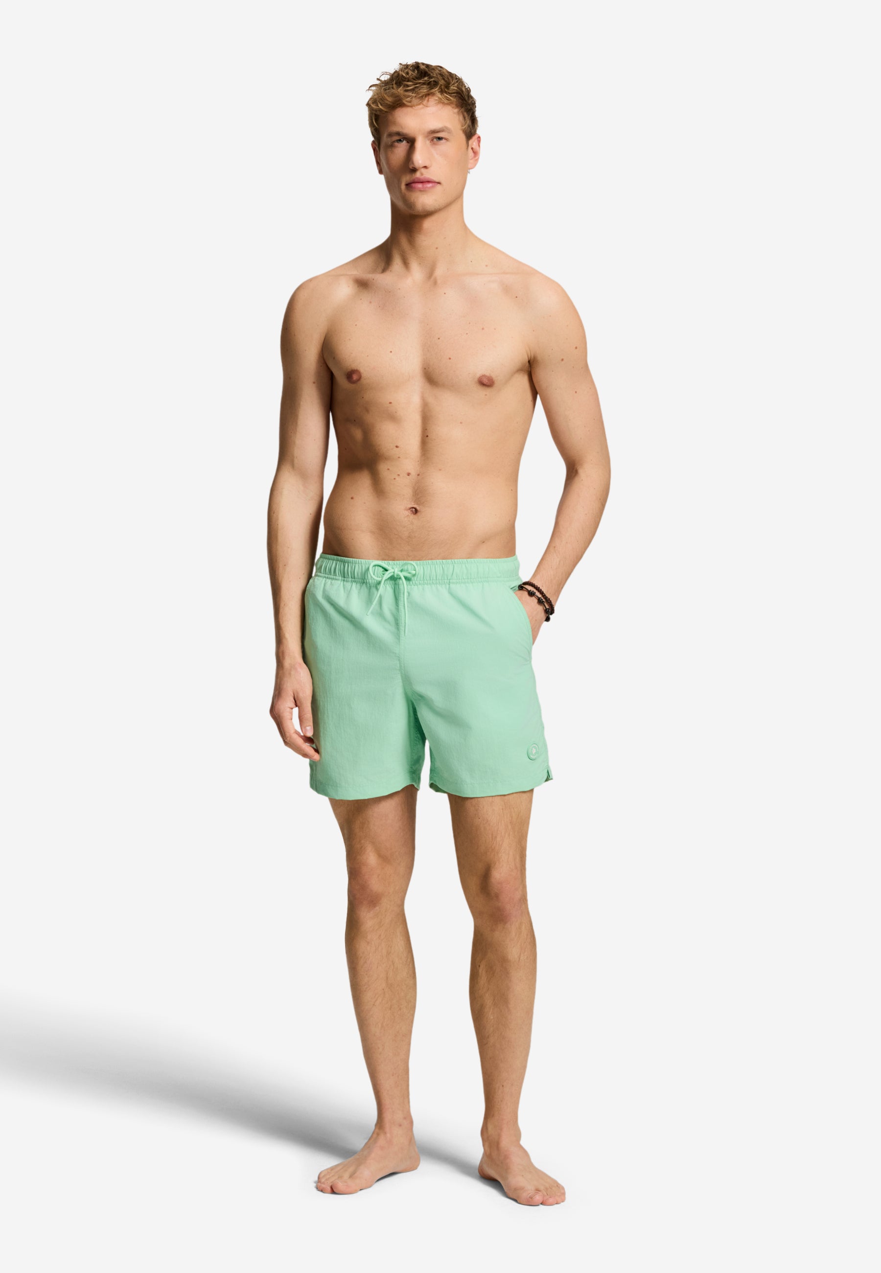 NATE QUICK DRY swim shorts solid | green jade