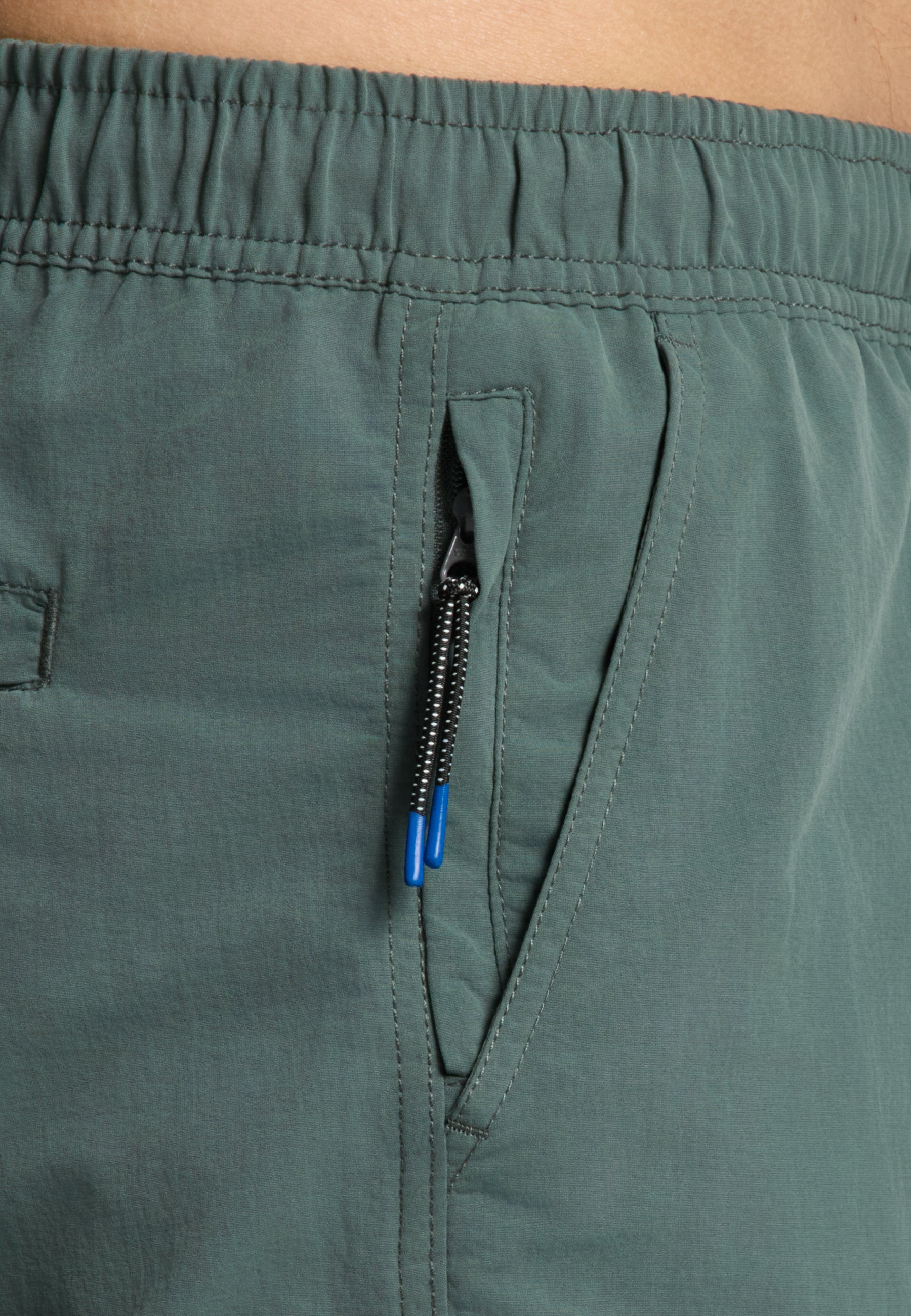 NATE QUICK DRY swim shorts solid | green smokey