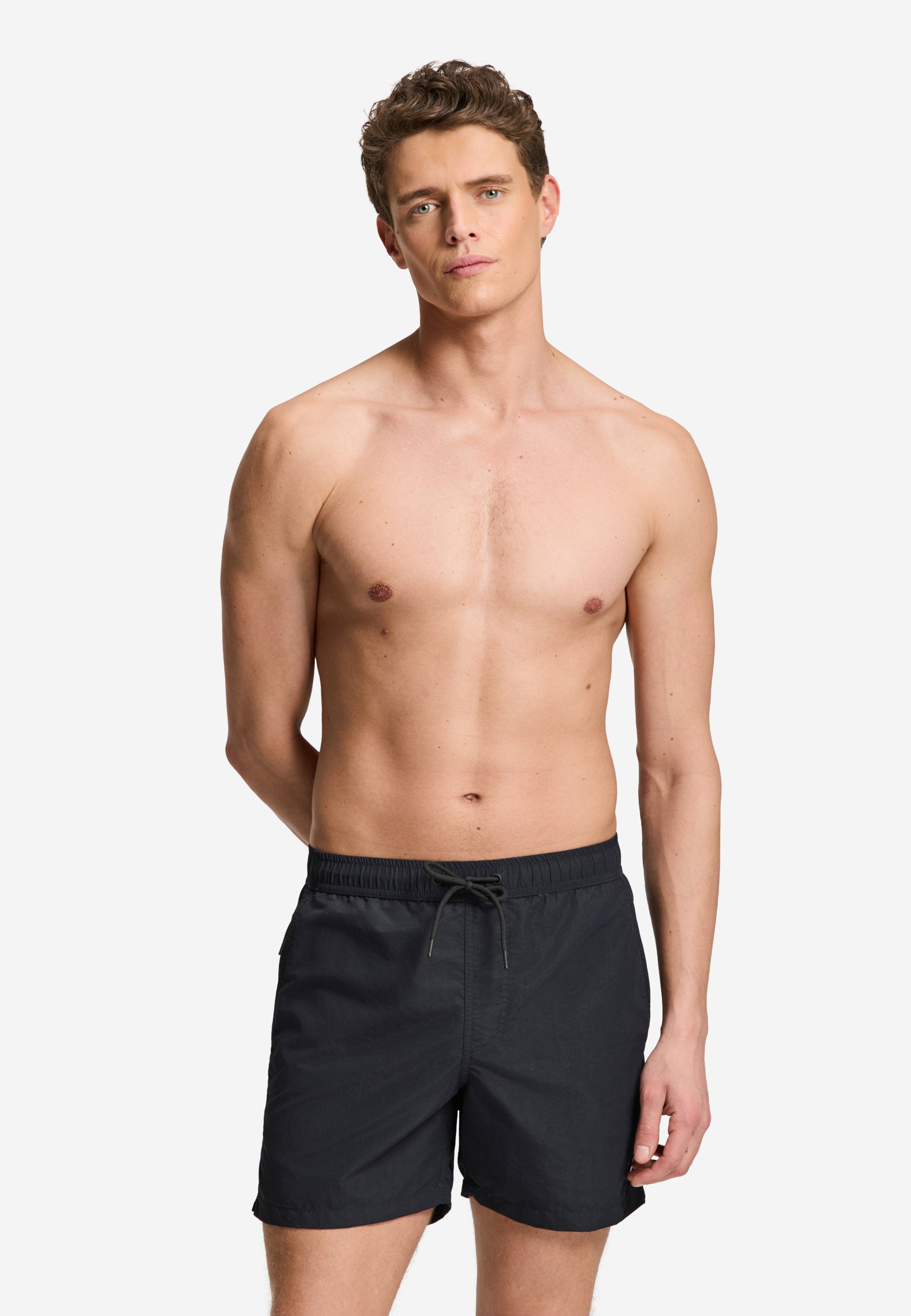 NATE QUICK DRY zwembroek effen | Black