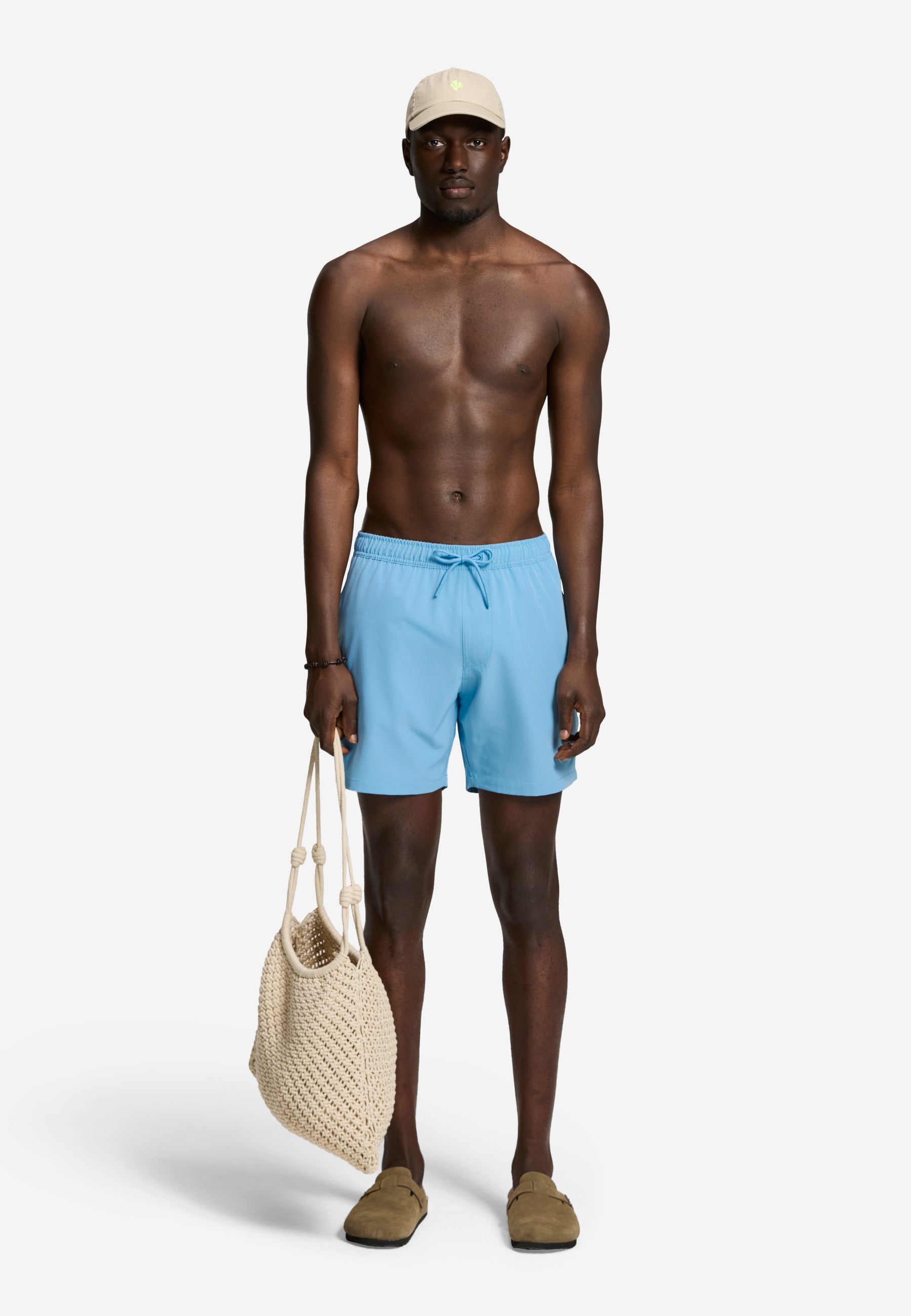 SCOTT STRETCH swim shorts solid | blue harbor