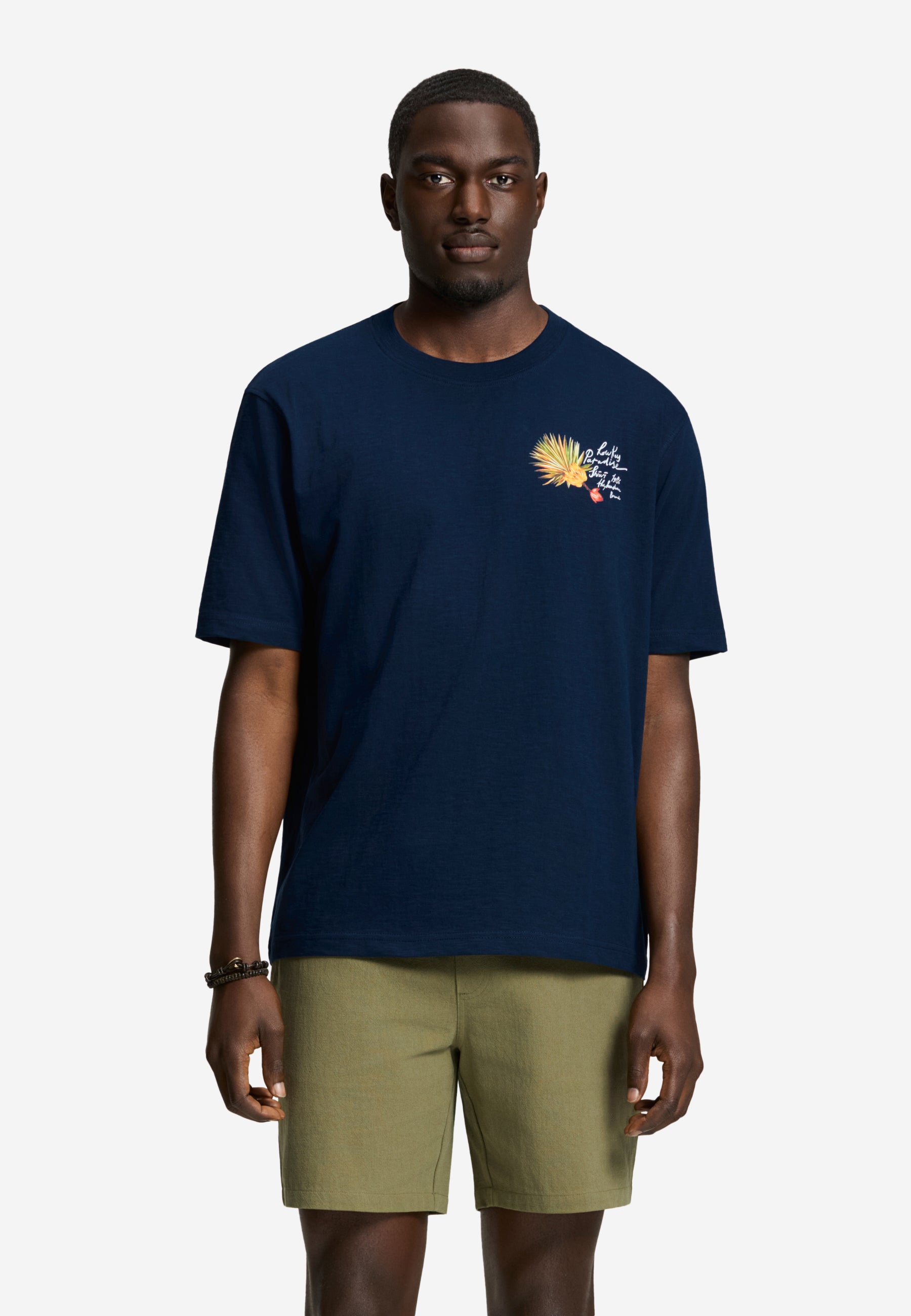 FINN relaxed fit banana breeze t-shirt | blue dark navy