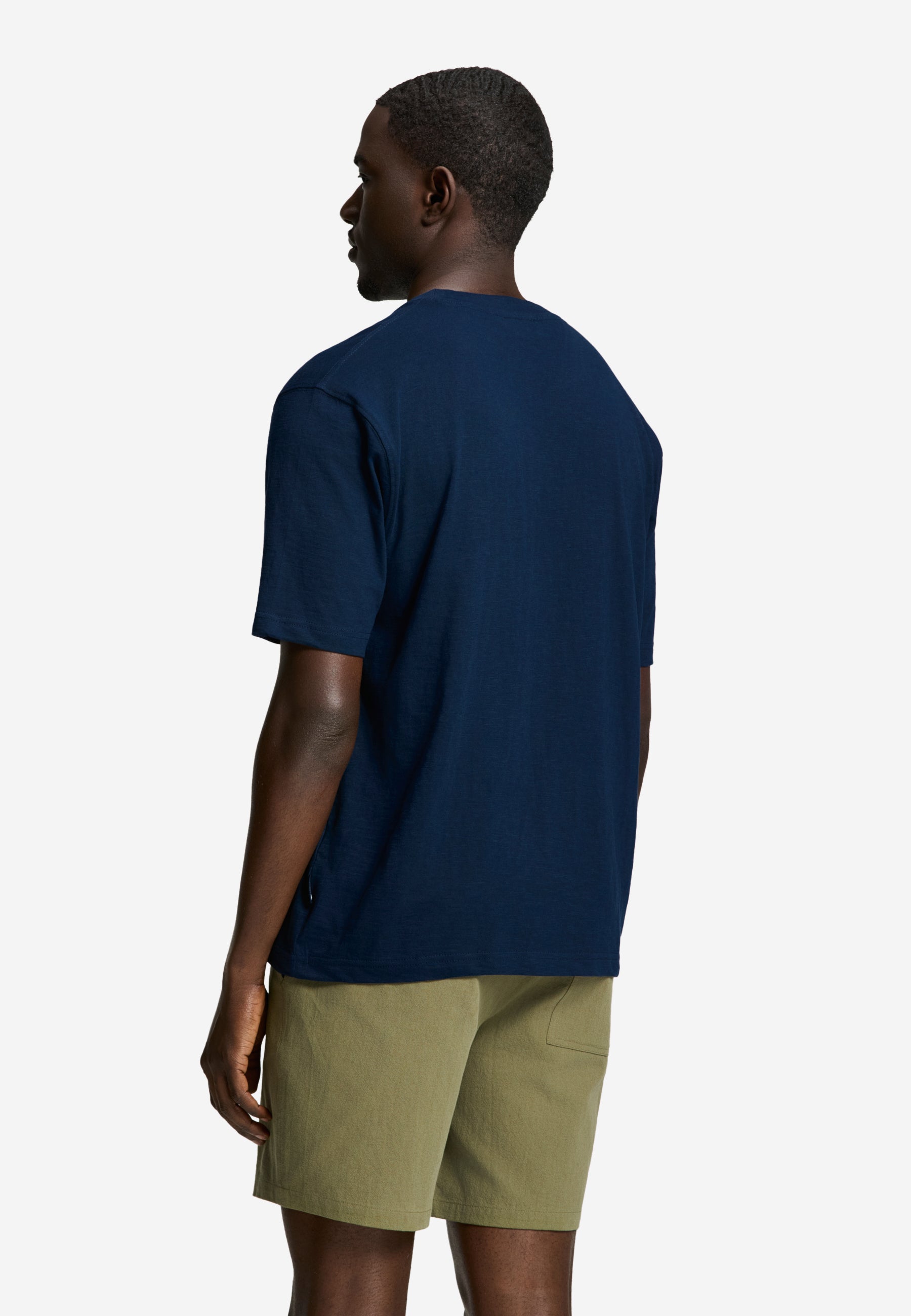 FINN relaxed fit banana breeze t-shirt | blue dark navy - Shiwi