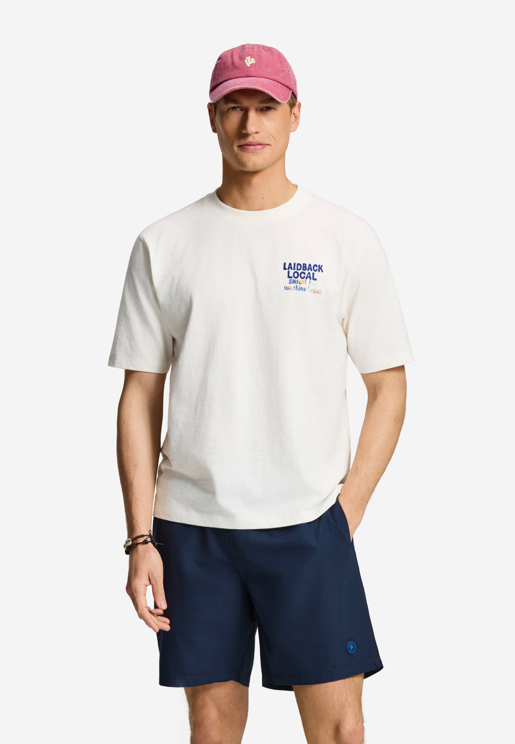 FINN relaxed fit laidback local t-shirt | white