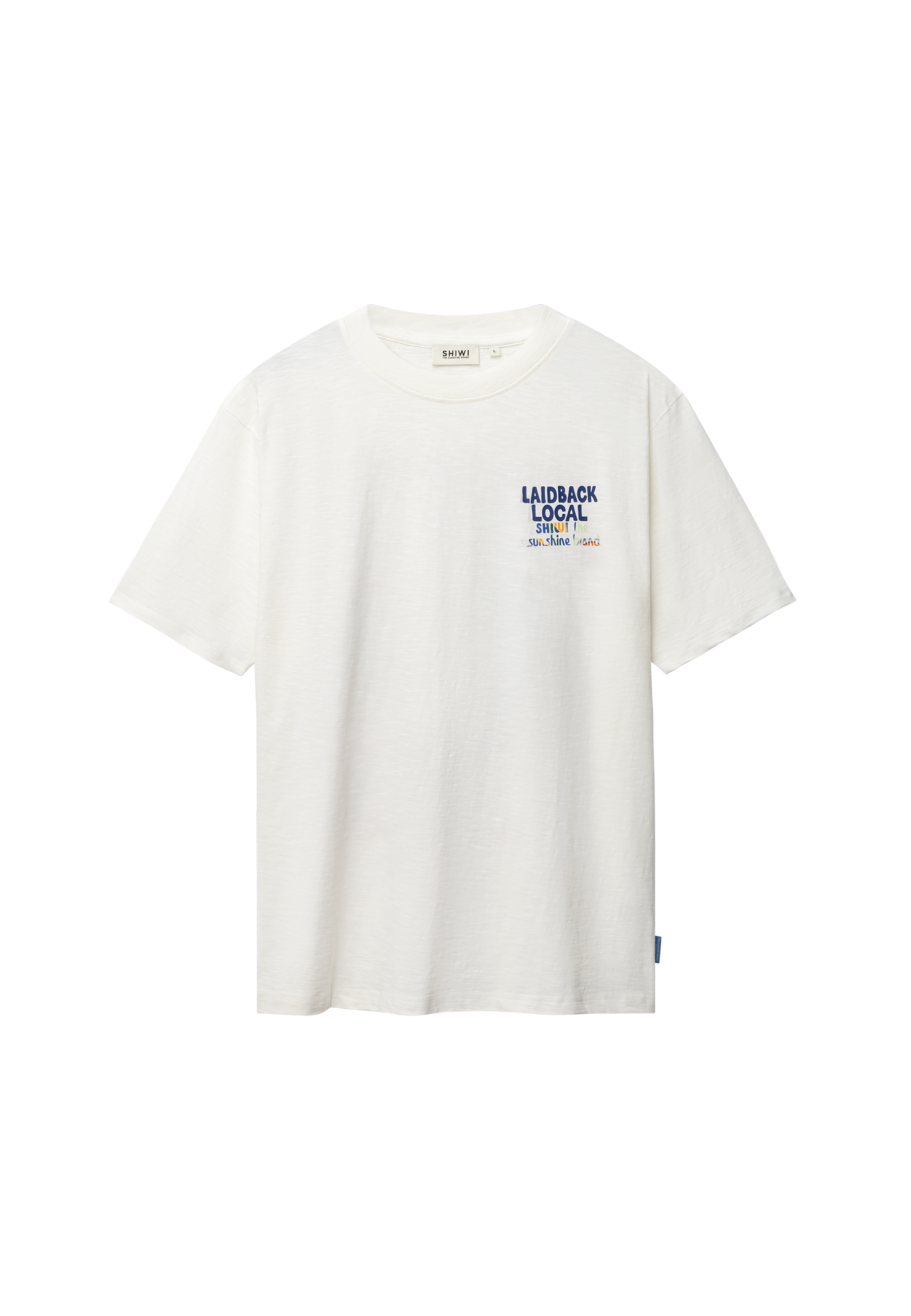 FINN relaxed fit laidback local t-shirt | white - Shiwi