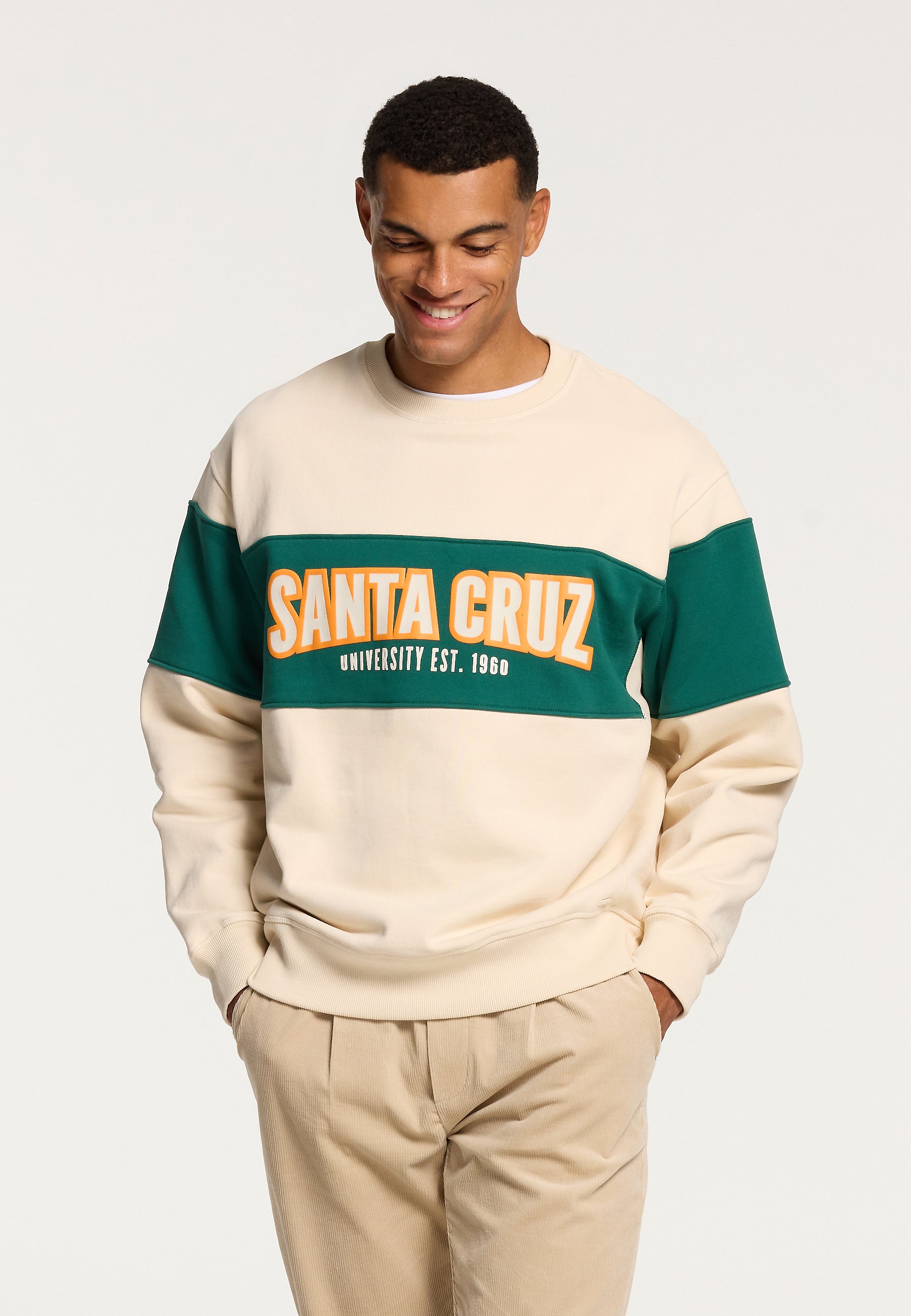 Men Oversized Santa Cruz sweater