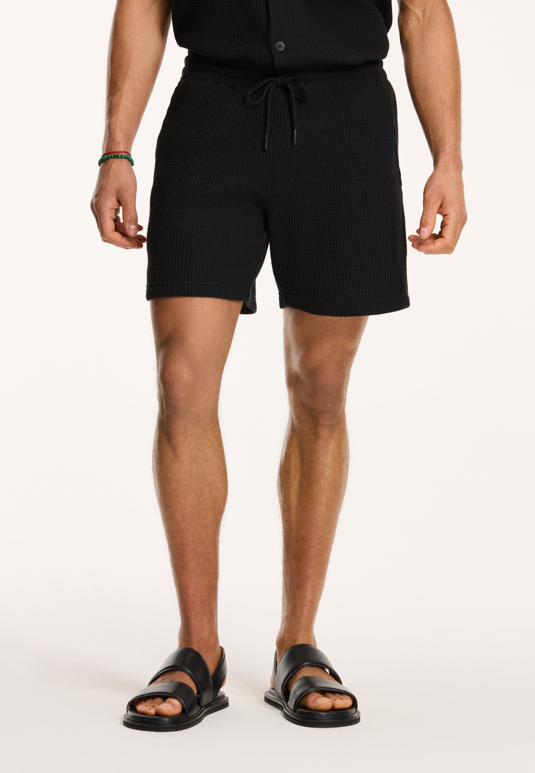 Men Oscar waffle structure shorts