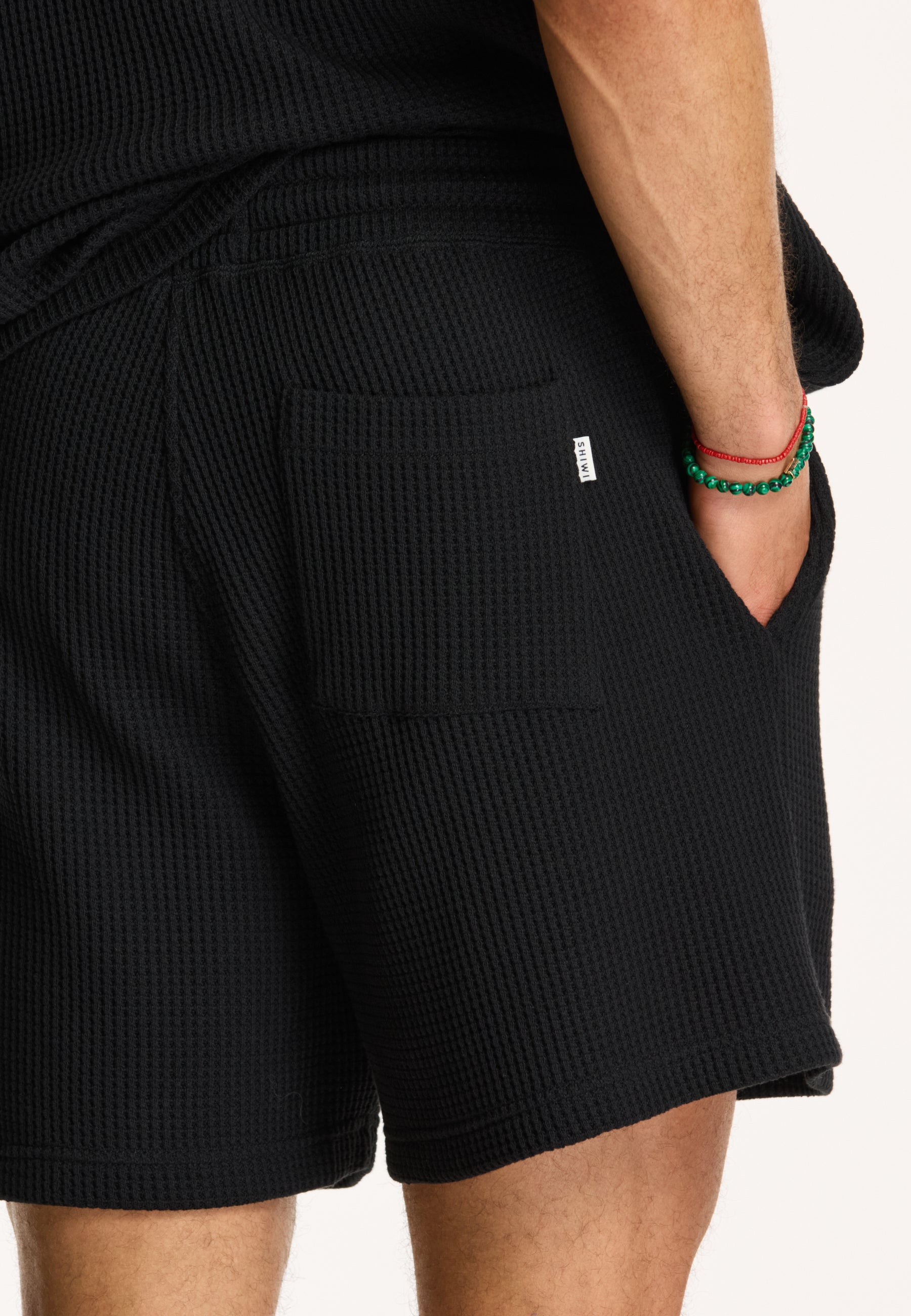 Men Oscar waffle structure shorts