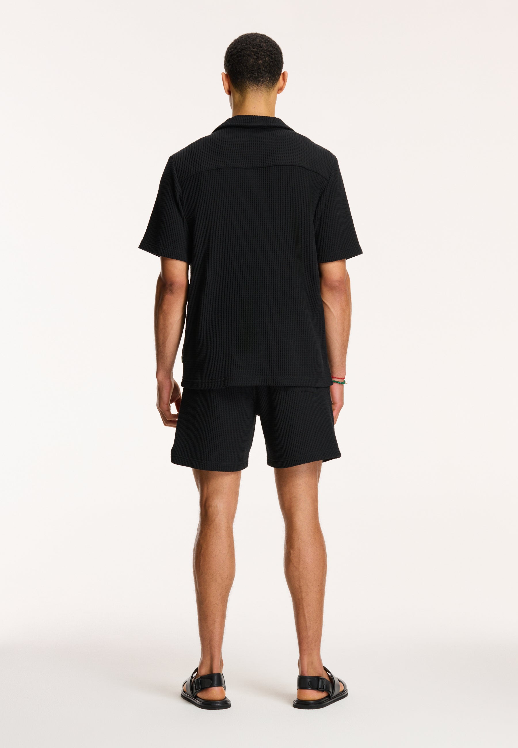 Men Oscar waffle structure shorts