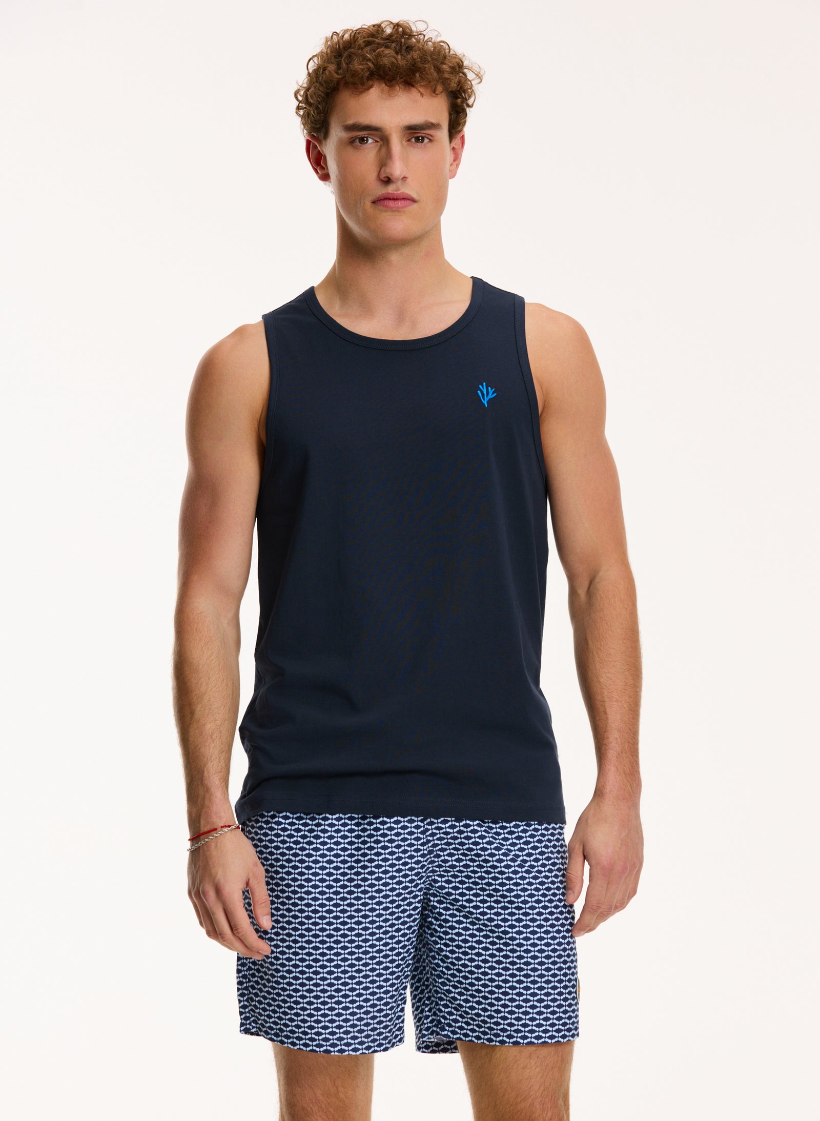 men shiwi coral singlet