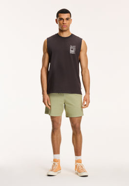men summer chest sleeveless t-shirt